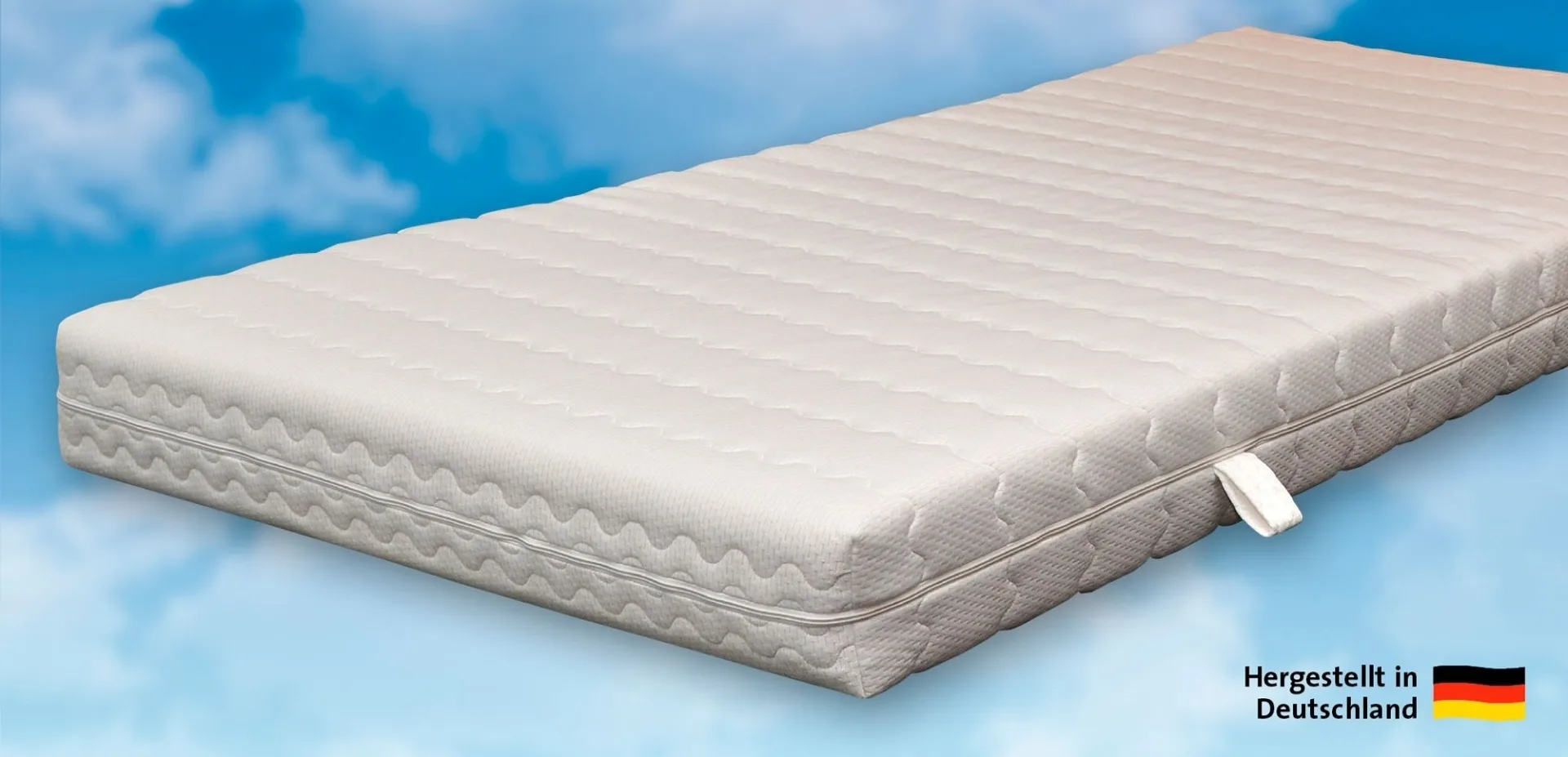 Matelas en mousse froide Gerz Alpha H3 100 x 200 x 15 cm