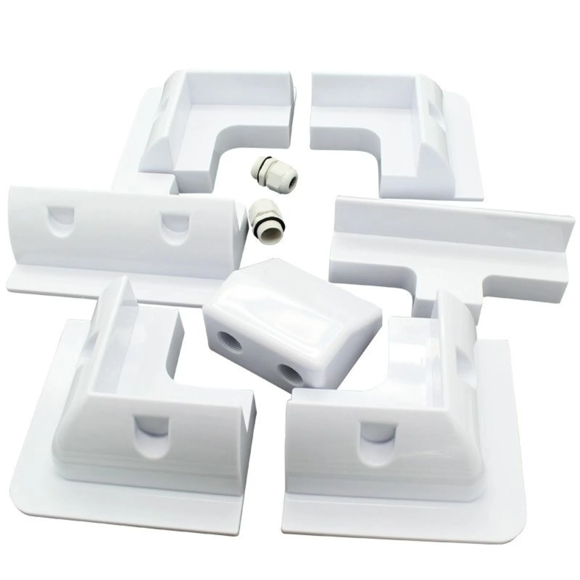 ABS Solar-Montage-System 7-teilig (w) ABS Solar-Montage-System 7-teilig (w)