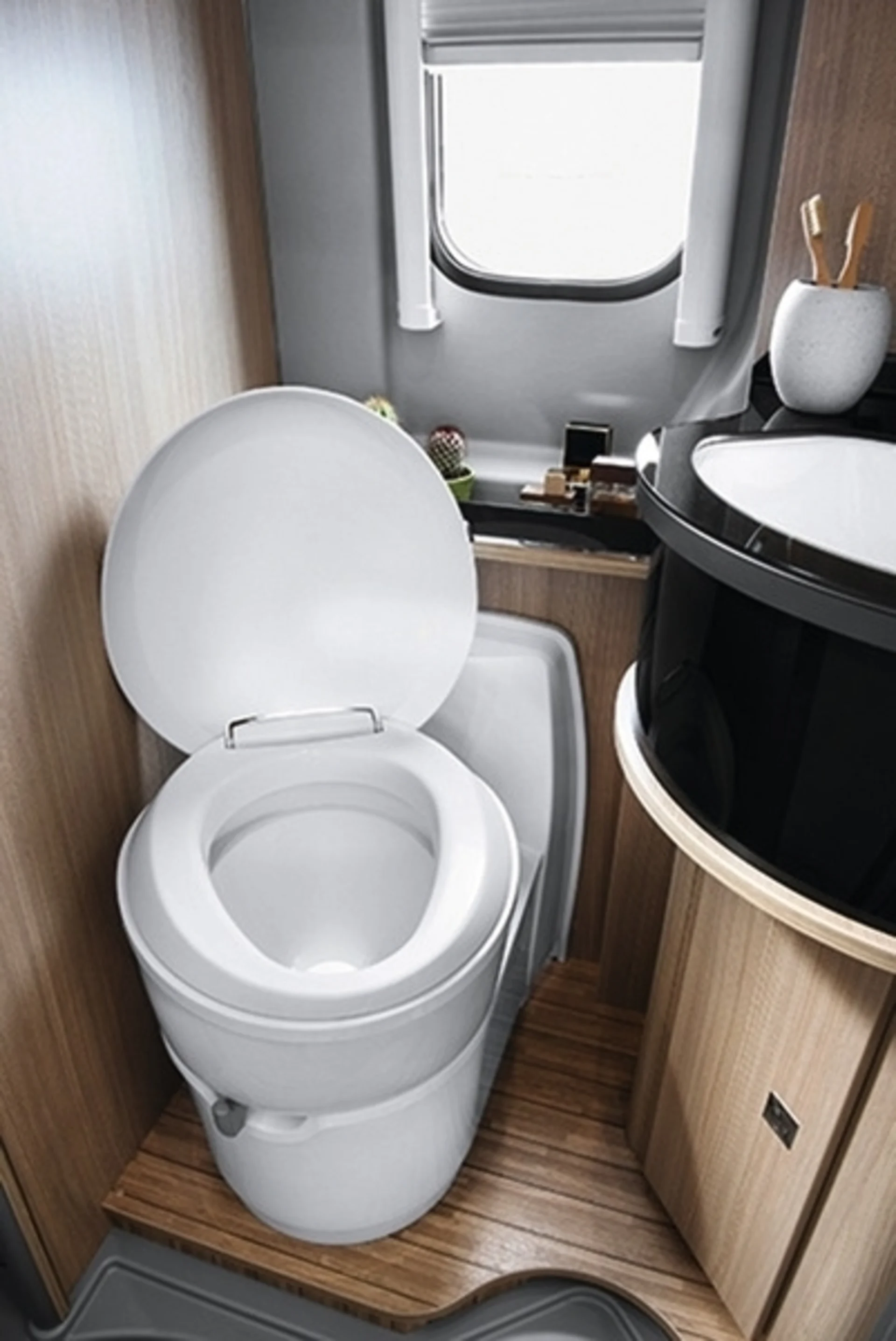 Toilettes à cassette C223-CS électrique blanc 18L