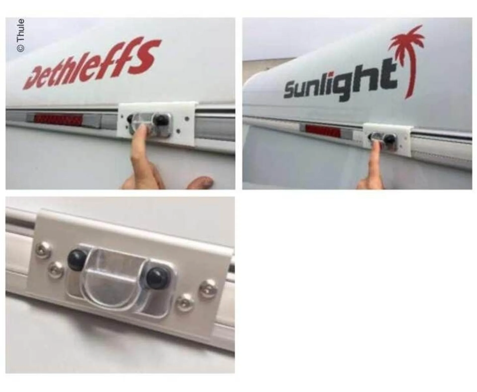 Adaptateur Dethleffs Carado Sunlight pour porte-vélos