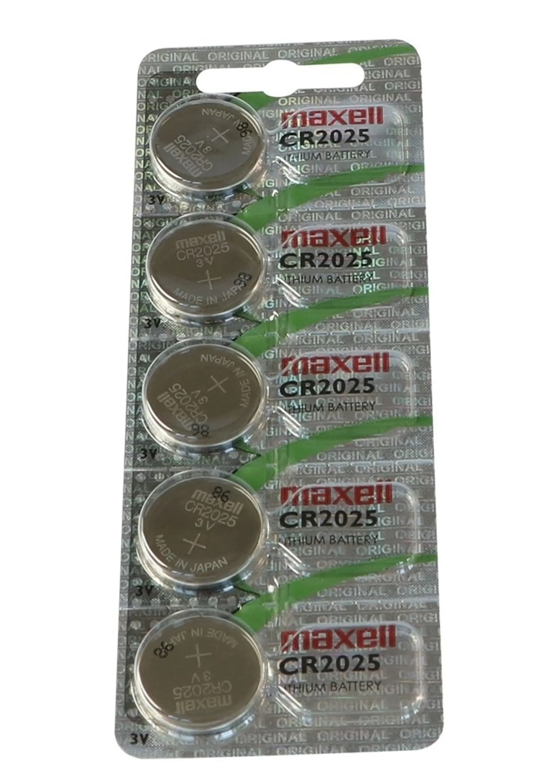 Maxell Knopfzellen-Batterie, Blister mit 5 Stk.