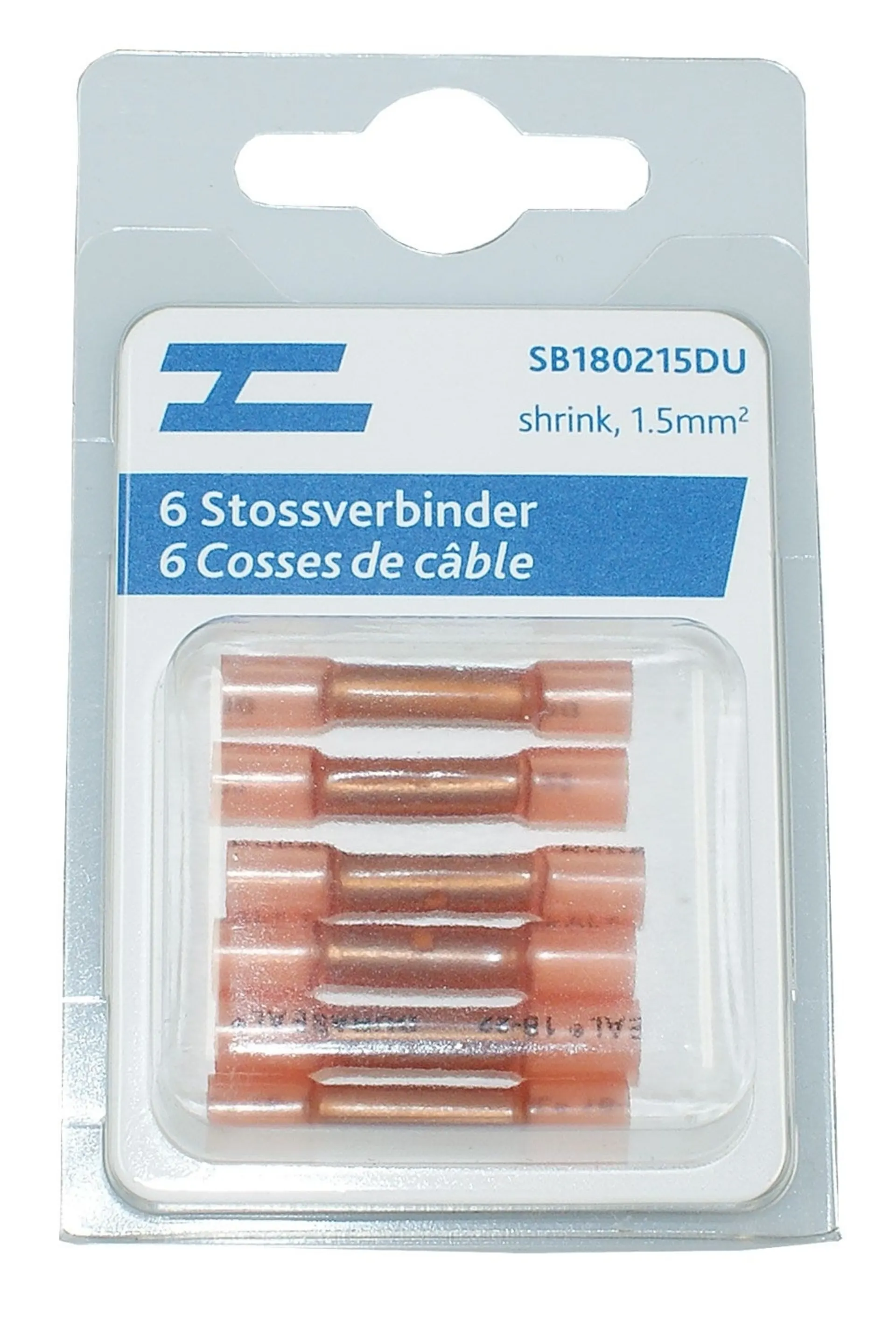 6 x DuraSeal connecteur de choc rouge