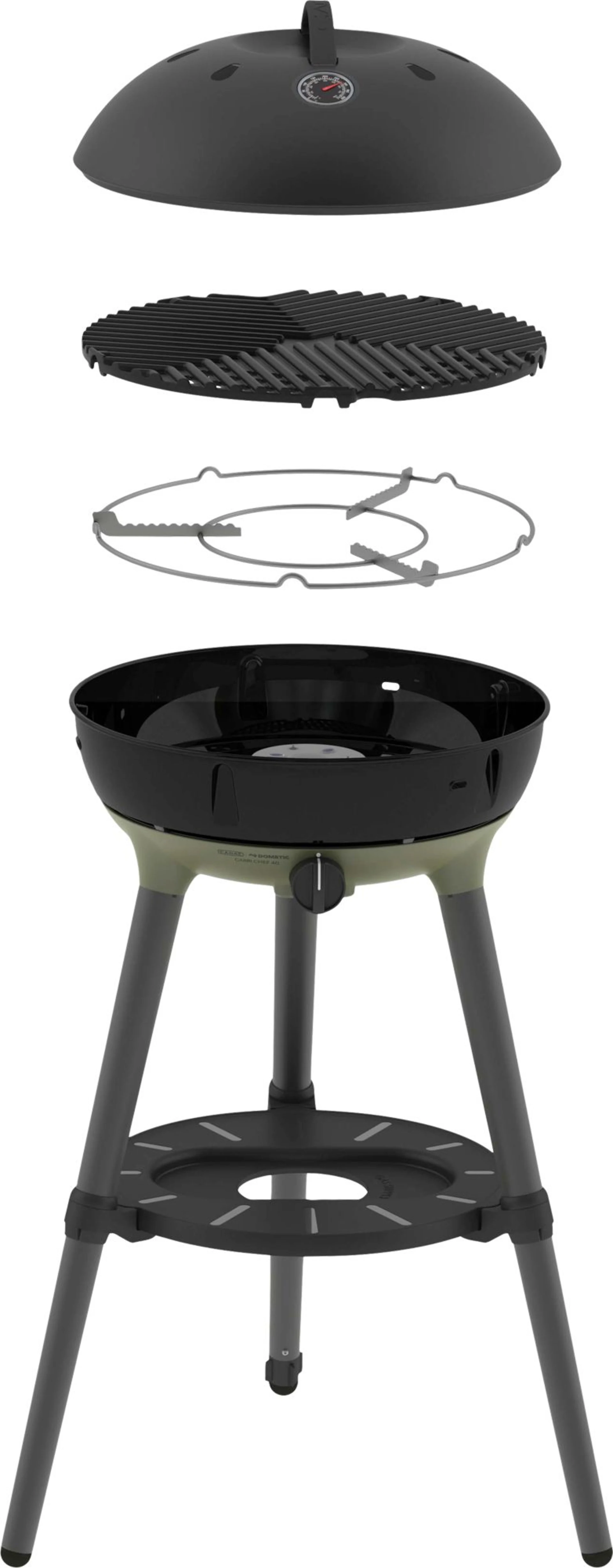 Cadac Carri Chef 40 BBQ Dome Grill 50 mbar schwarz