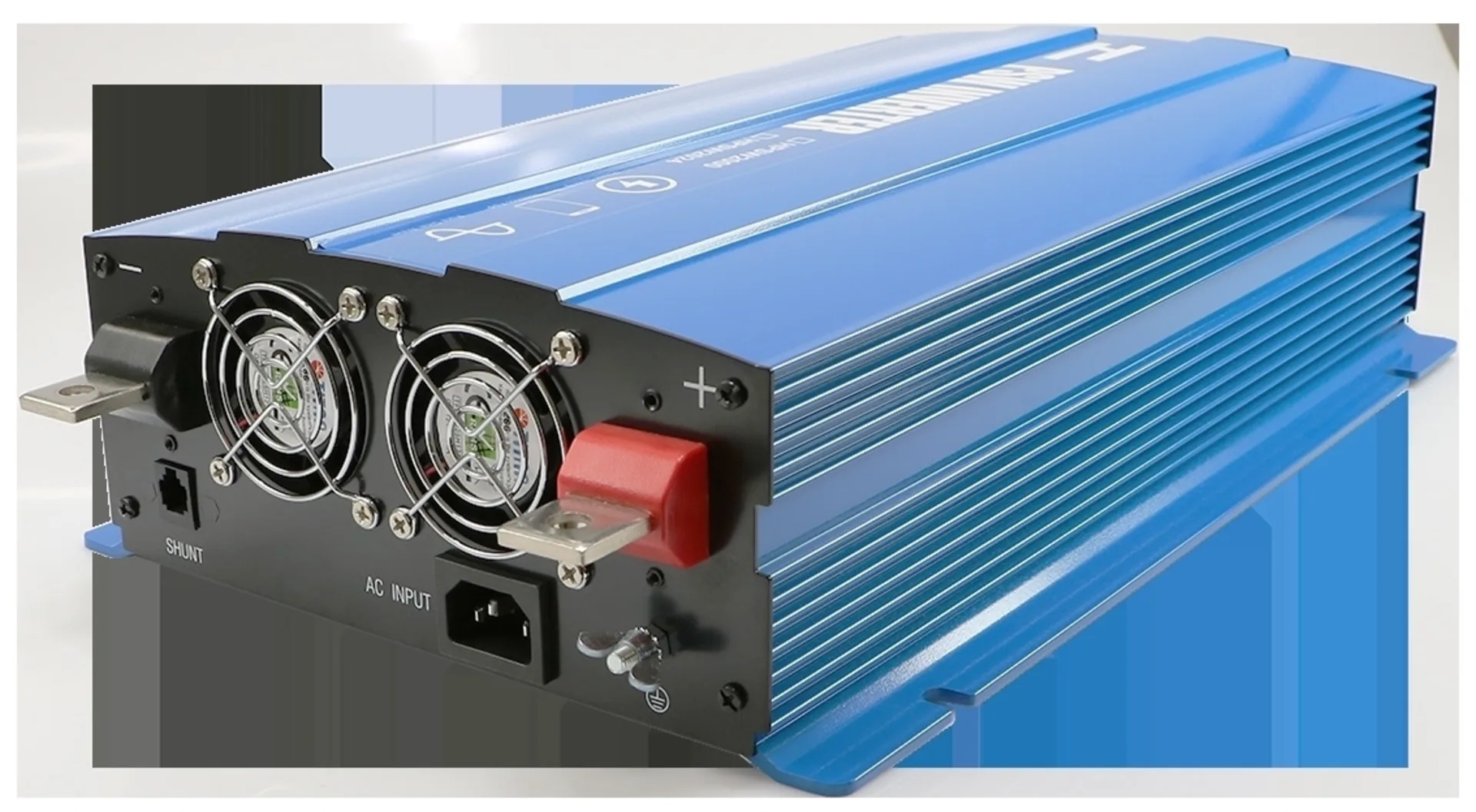 Sinus-Wechselrichter mit LCD Display 12 -> 230 V 2’000 W 400 x 247 x 100 mm, reine Sinuswelle