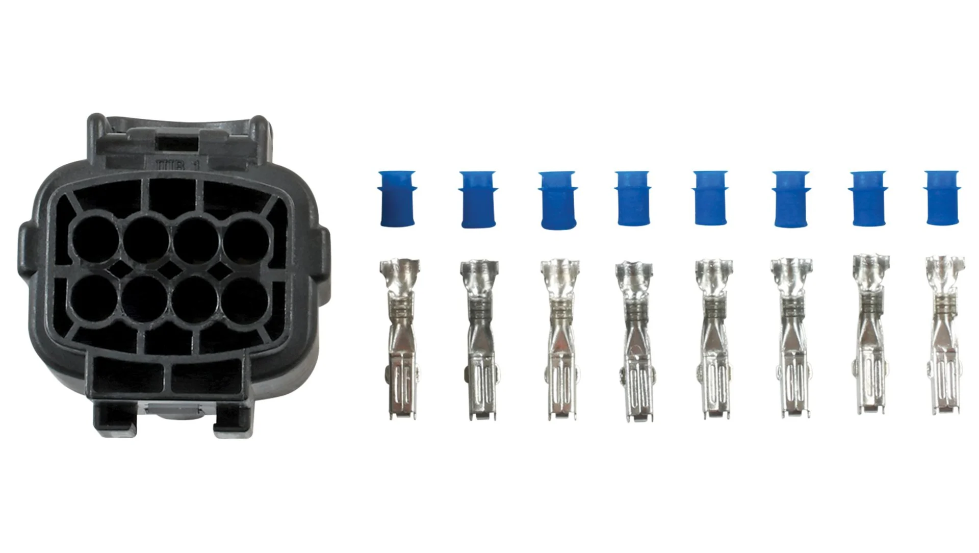 Buchsengehäuse-Set, AMP Econoseal J Serie, 8polig - 1.25 mm2