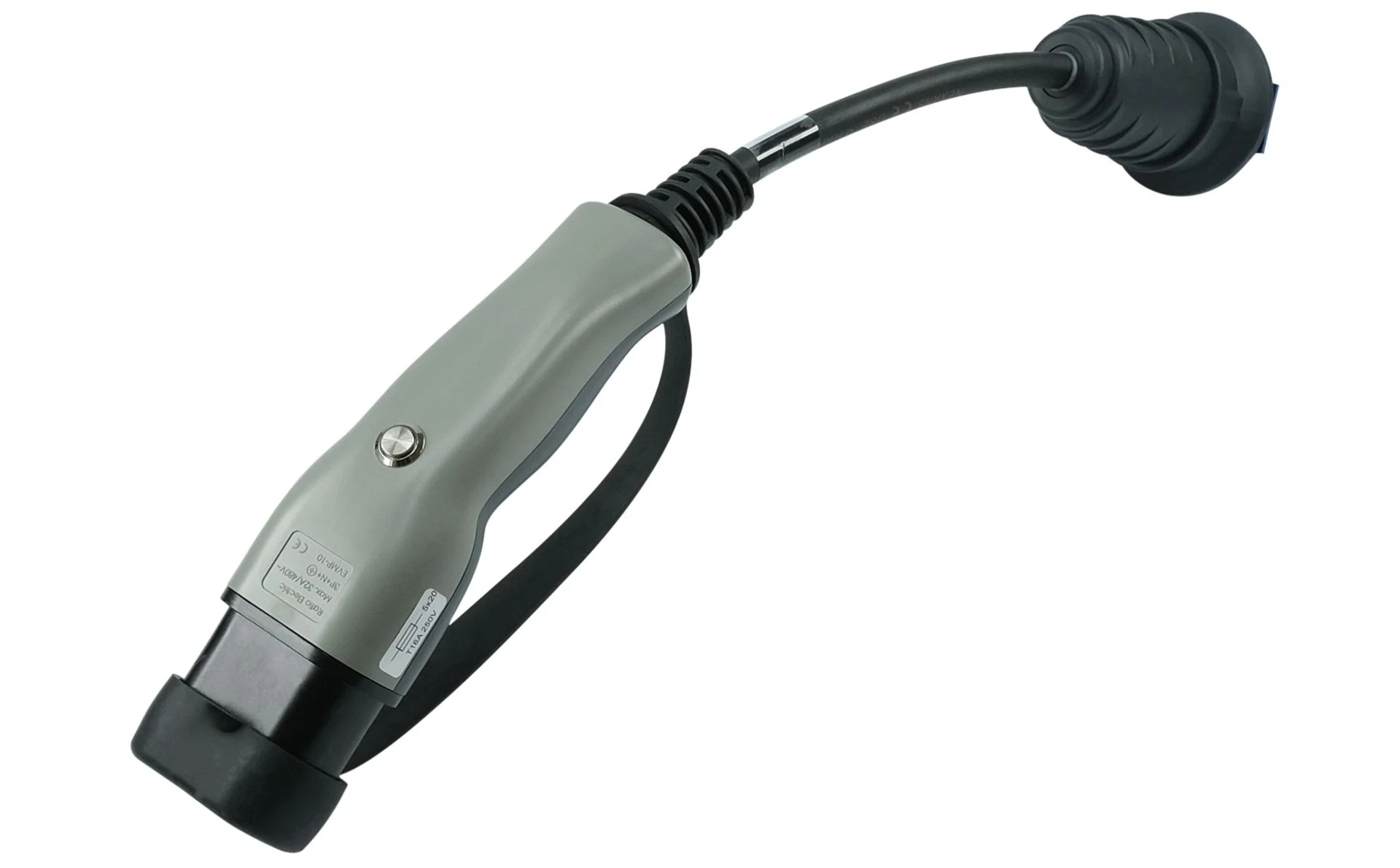 Typ 2 auf T23 Adapter mit Entriegelung