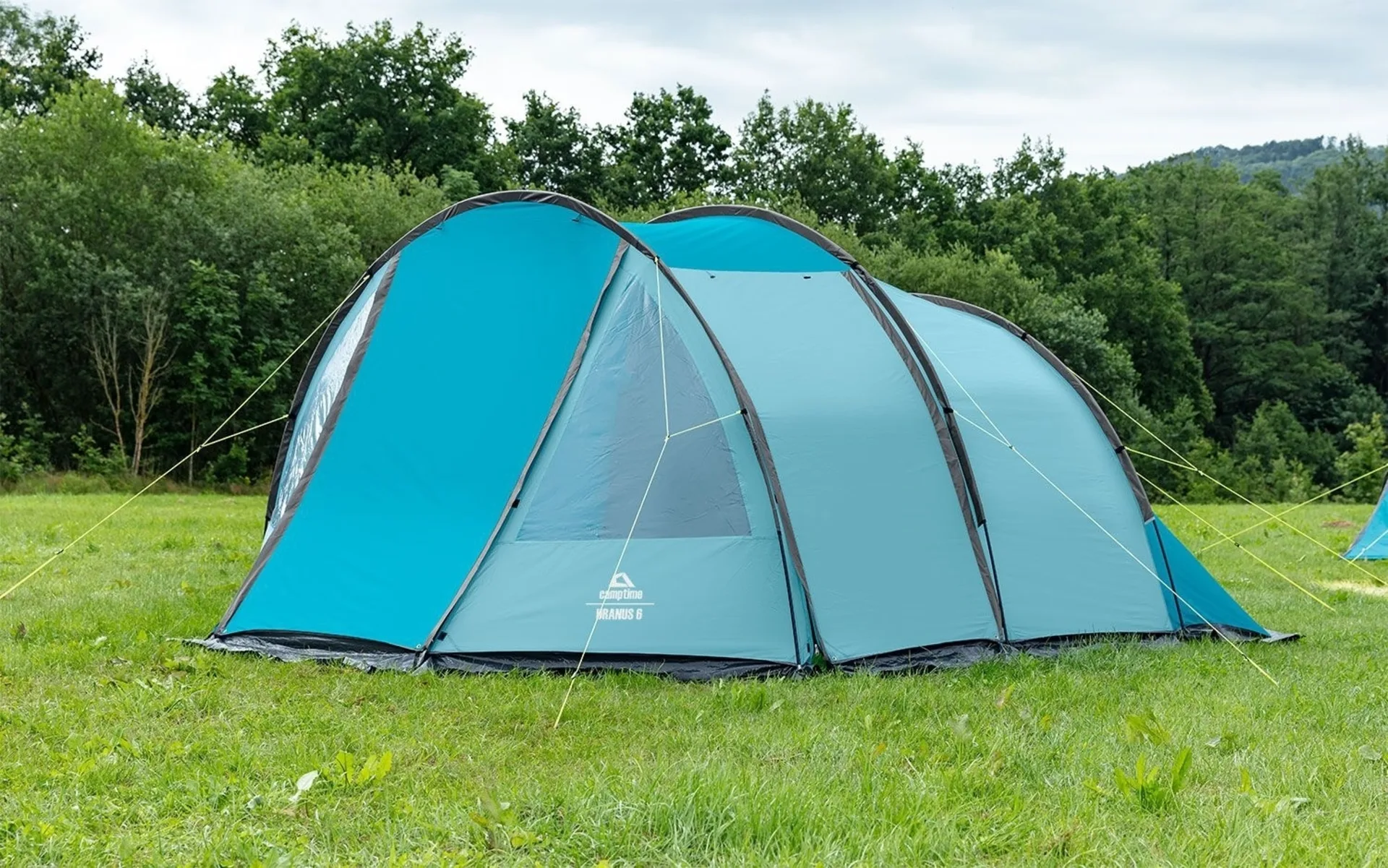 Tente tunnel Camptime Uranus 6 bleu clair