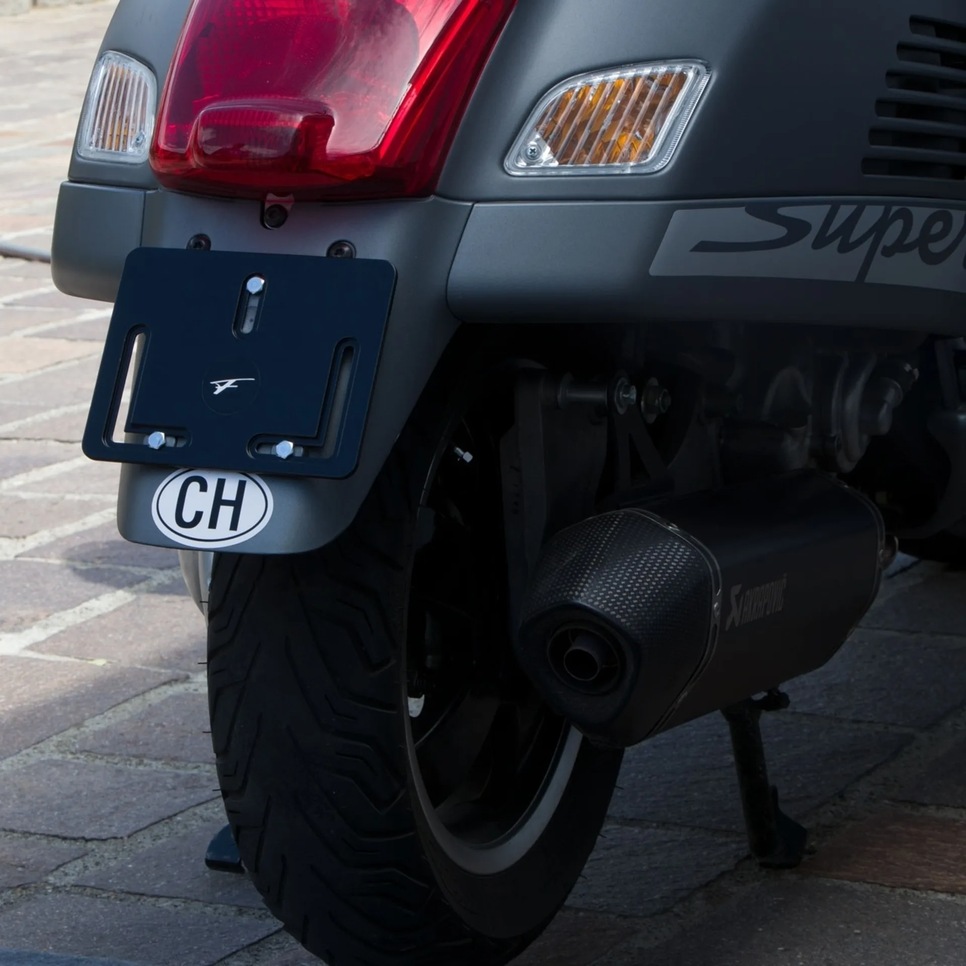 Flatee Aluminium Grundplatte | Motorrad