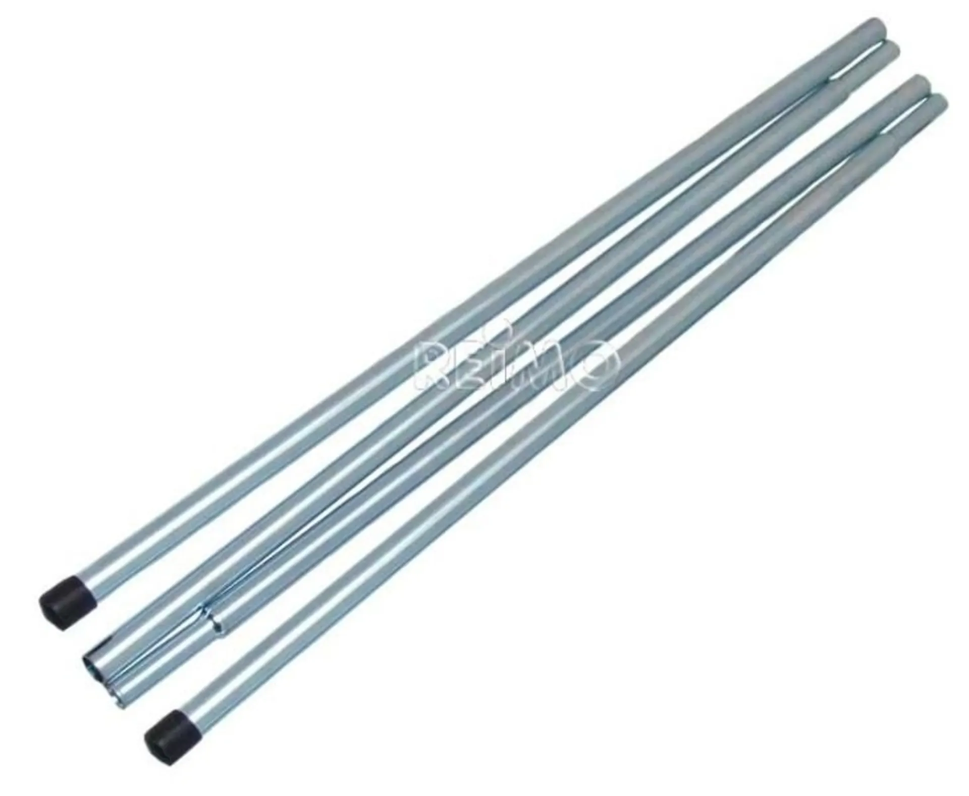 4-teiliger Schleusenstab aus Stahl, 255cm lang, 17x1mm