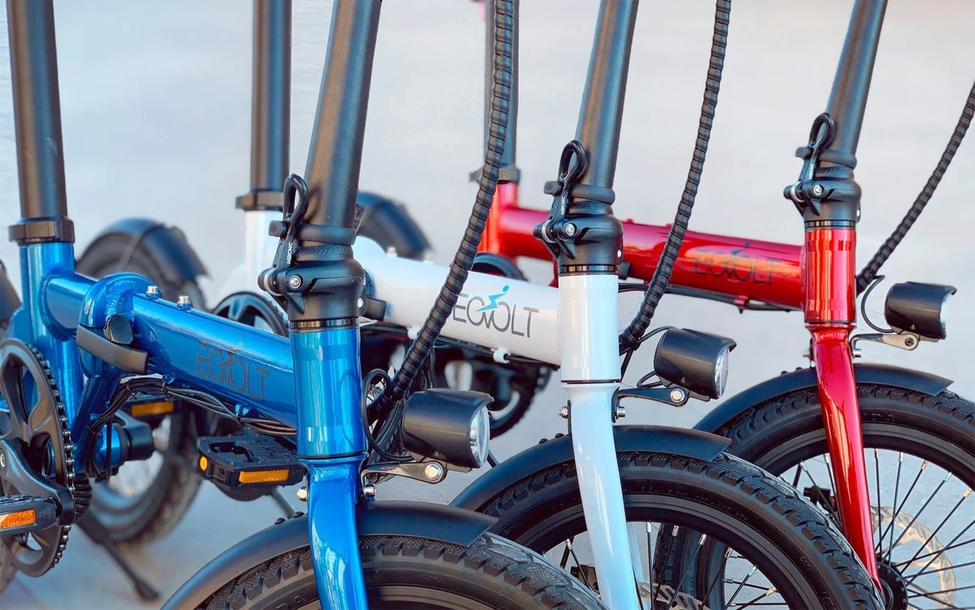 Eovolt City Saphir Bleu Vélo électrique pliable