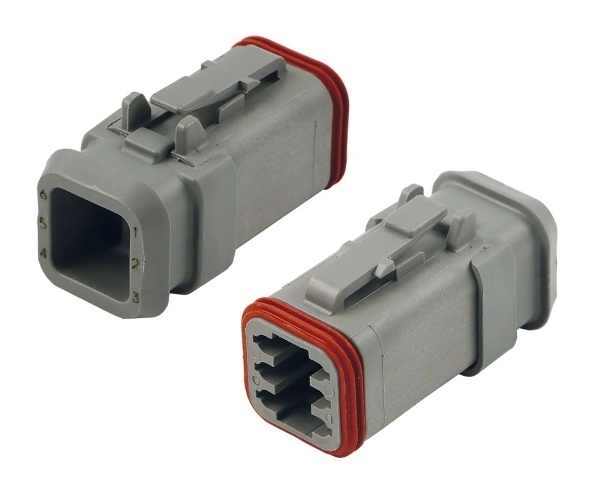 "Deutsch" Stecker - 6-pol mit Adapter 6-pol "Deutsch" Stecker - 6-pol mit Adapter 6-pol