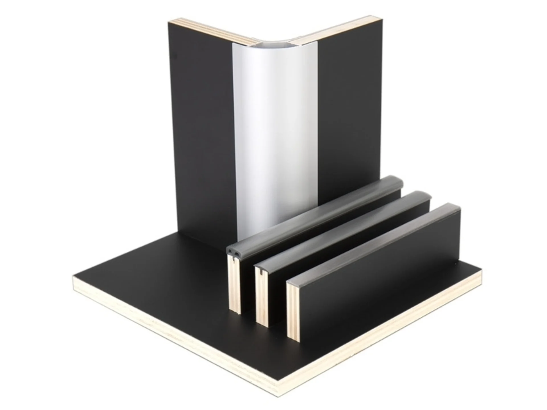 Panneau de meuble en noir mat avec stratifié HPL - Reimo Exclusif entrée de gamme