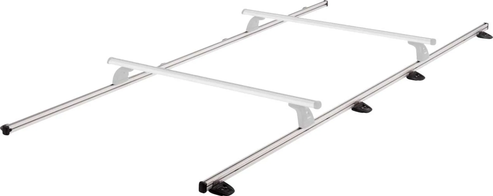 Rails longitudinaux y compris kit de montage pour barres de toit L2H2