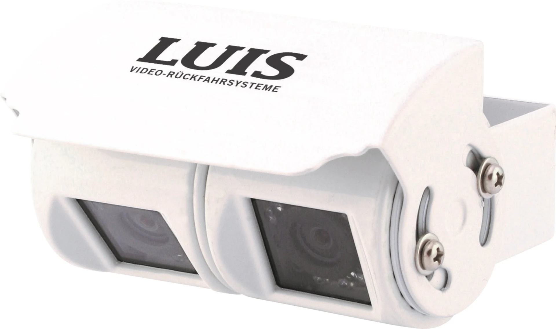 Luis Twin Professional Rückfahrsystem inkl. 7" Monitor 9 - 32 V weiß Luis Twin Professional Rückfahrsystem inkl. 7" Monitor 9 - 32 V weiß