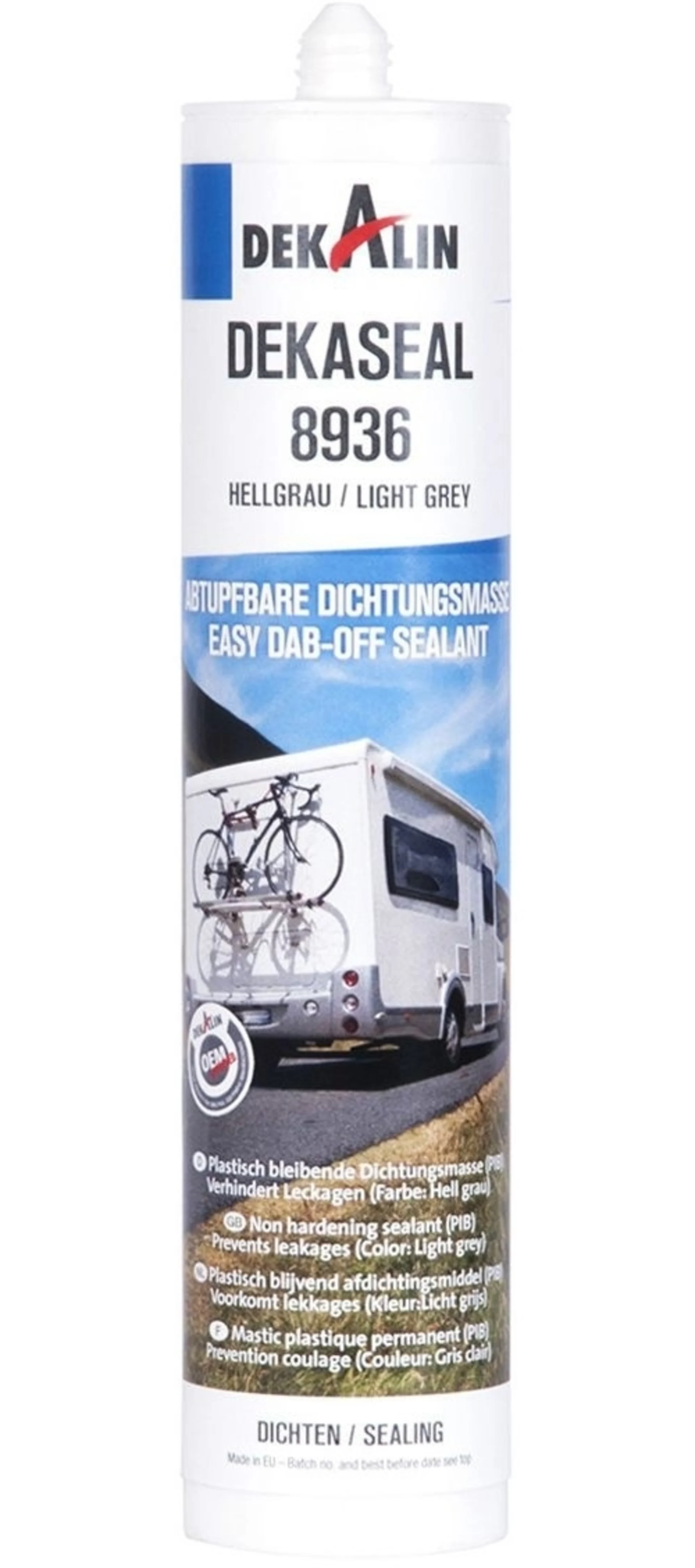 Dekalin Dekaseal 8936 Abtupfbare Dichtungsmasse Hellgrau 310 ml