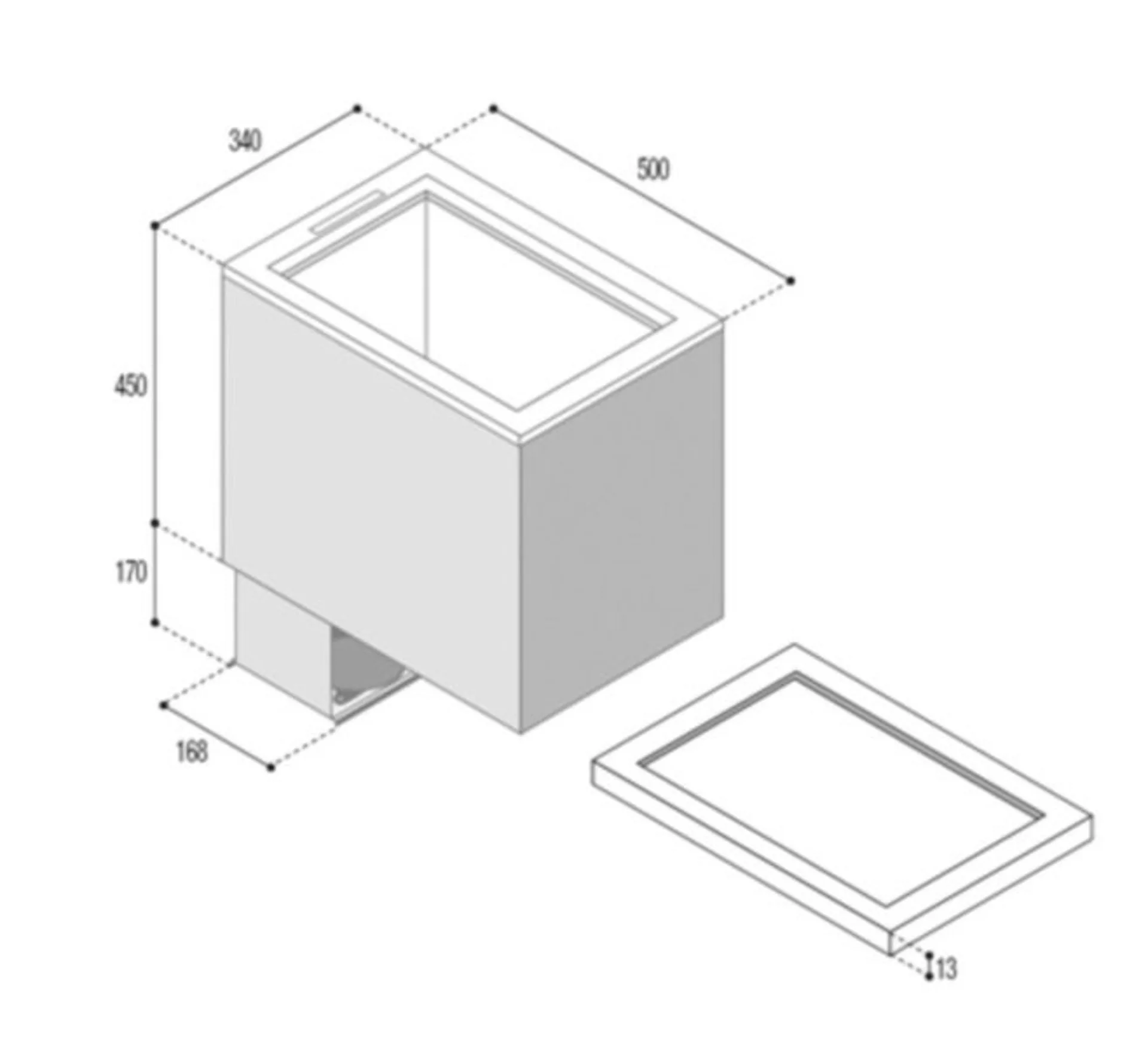Vitrifrigo Toplader Kompressor-Kühlbox TL43 (40 Liter, 12/24V)