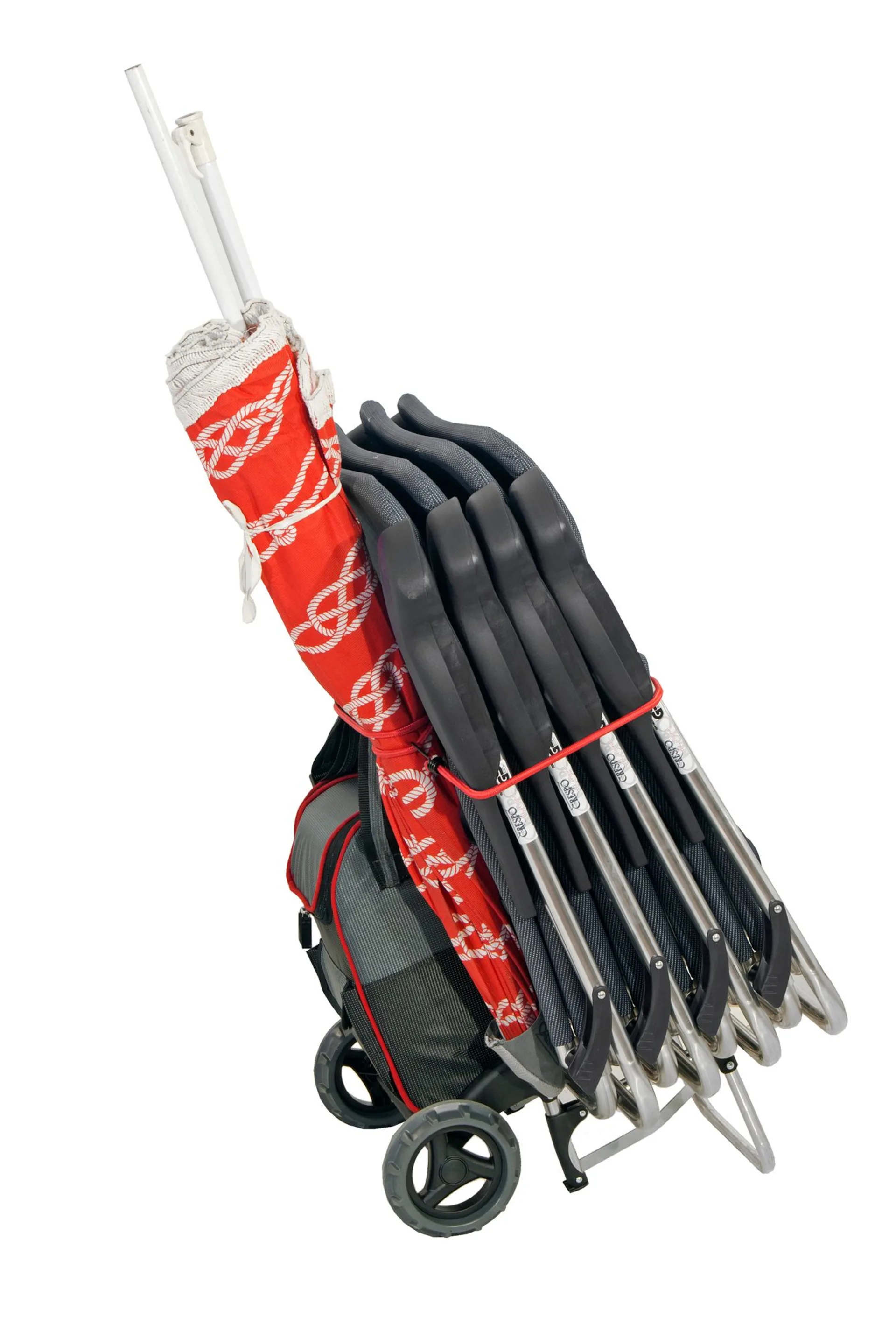 Crespo Chariot de transport extensible avec sac isotherme