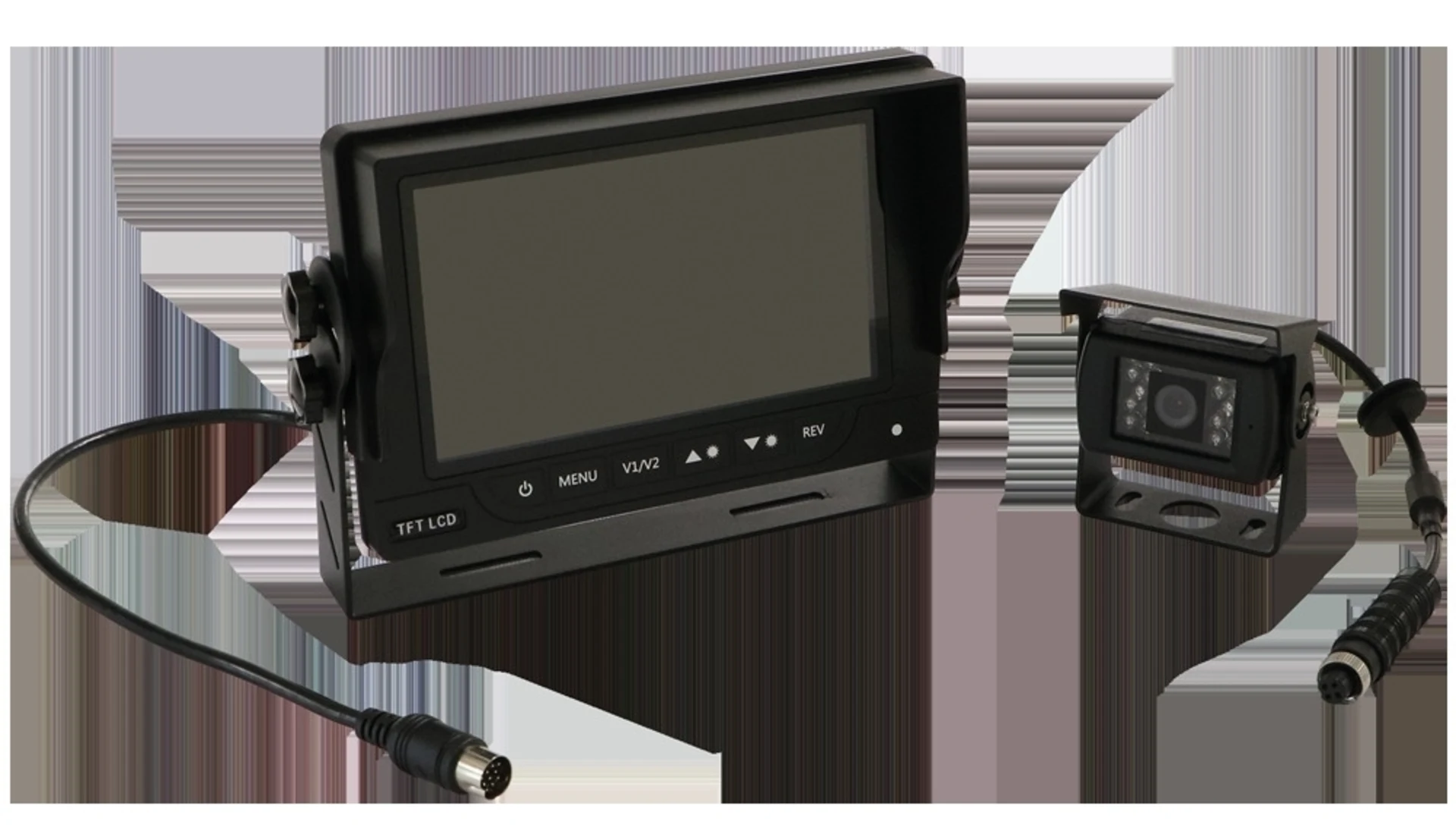 Kamerasystem wasserdicht mit 7“ HD 720P LCD Monitor, HD Kamera, IP69K, mit Heizung 120° PAL HD Kamera, IP69K, mit Heizung