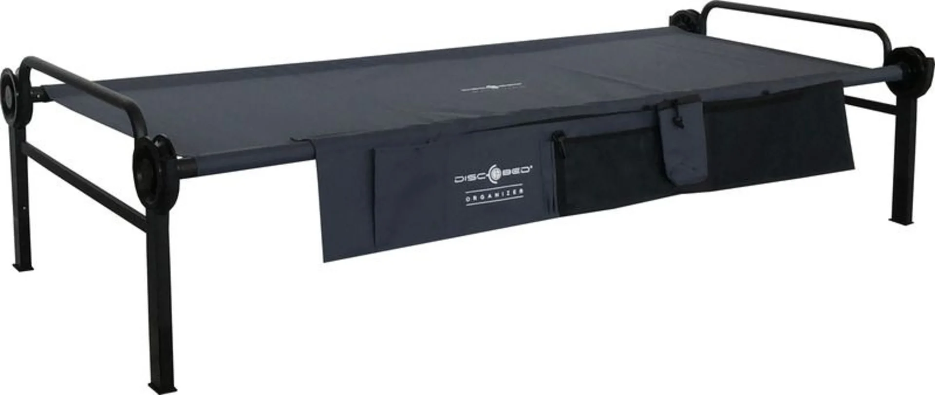 Disc-O-Bed Sac latéral pour lit simple L, noir