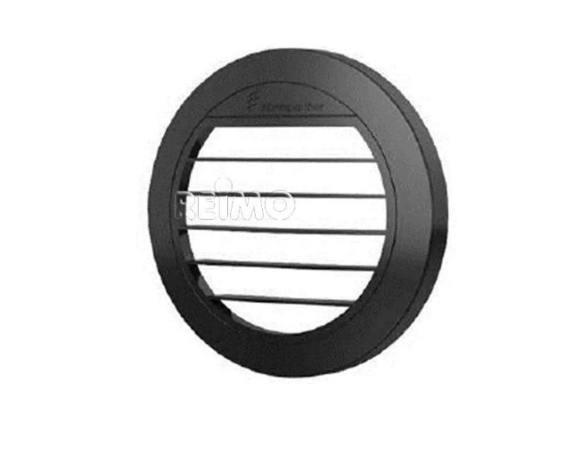 Flacher Ausströmer für Eberspächer Airtronic D2 Standheizung, schwarz, Ø50/60mm