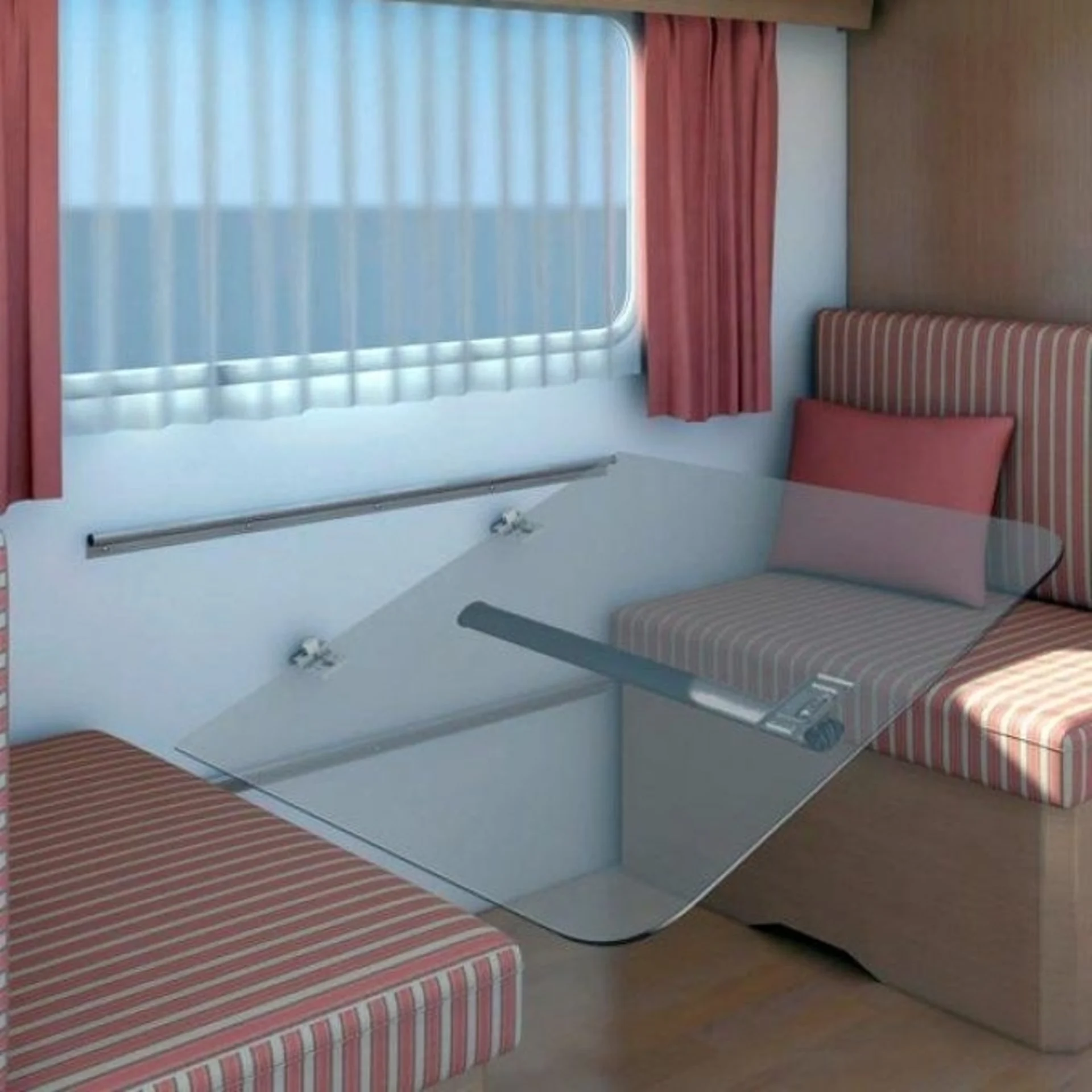 Glissière de table