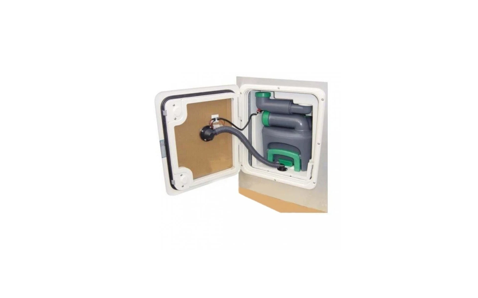 SOG I Typ D (C400) 12V Toilettenentlüftung Türvariante weiß
