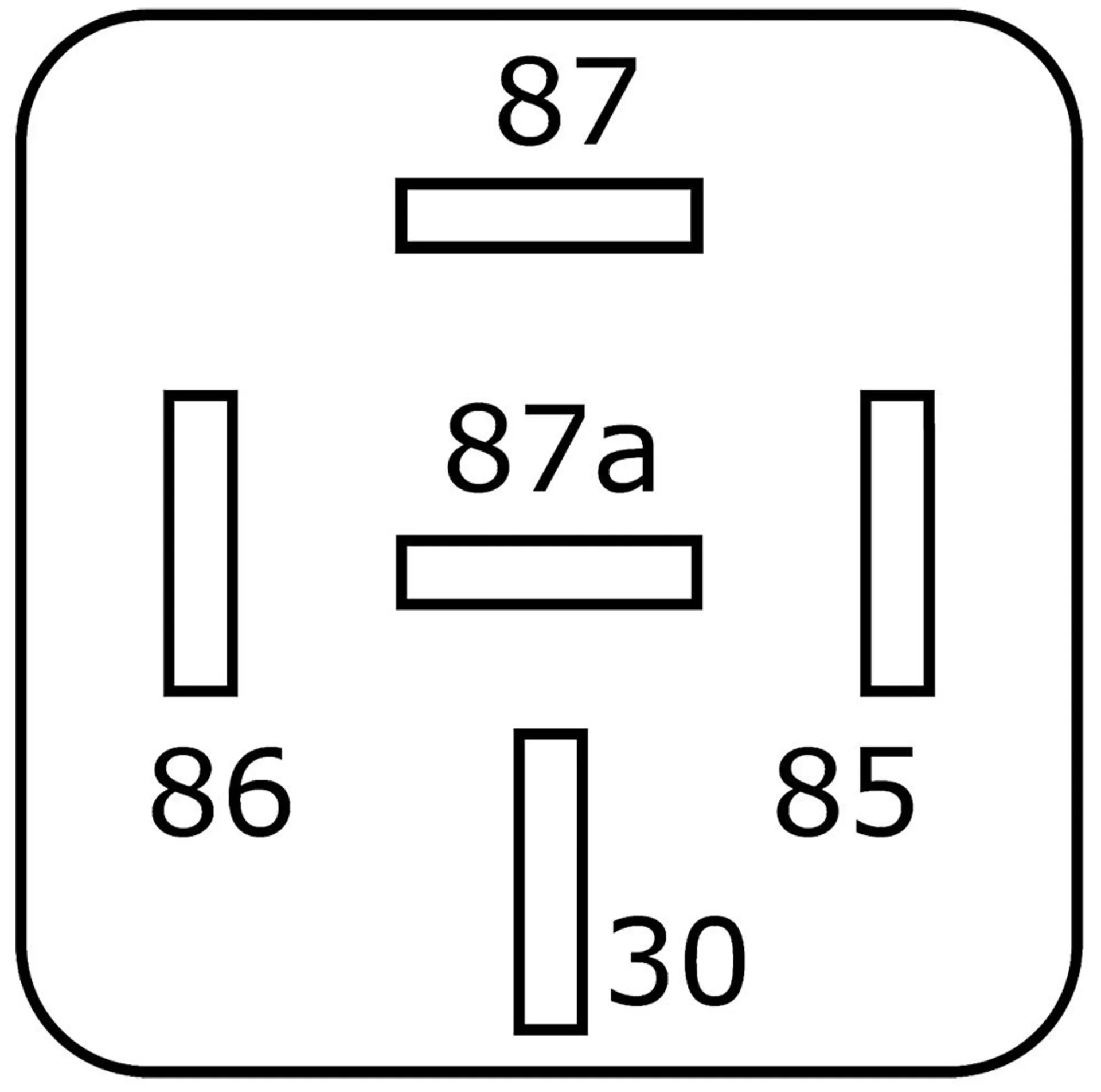 Mini-Relais Wechsler mit Diode 12V
