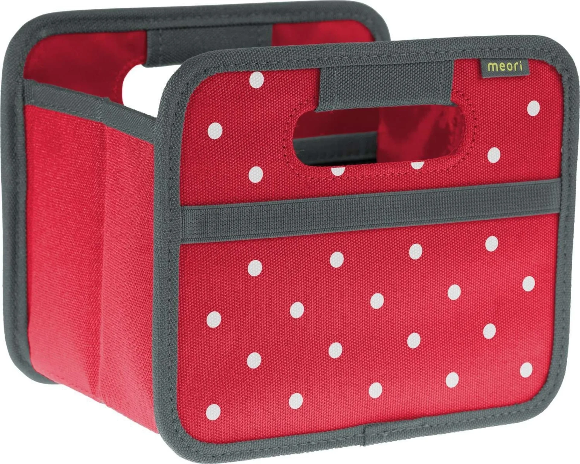 Meori Faltbox Mini Hibiskus Rot mit Punkten 1,8 Liter