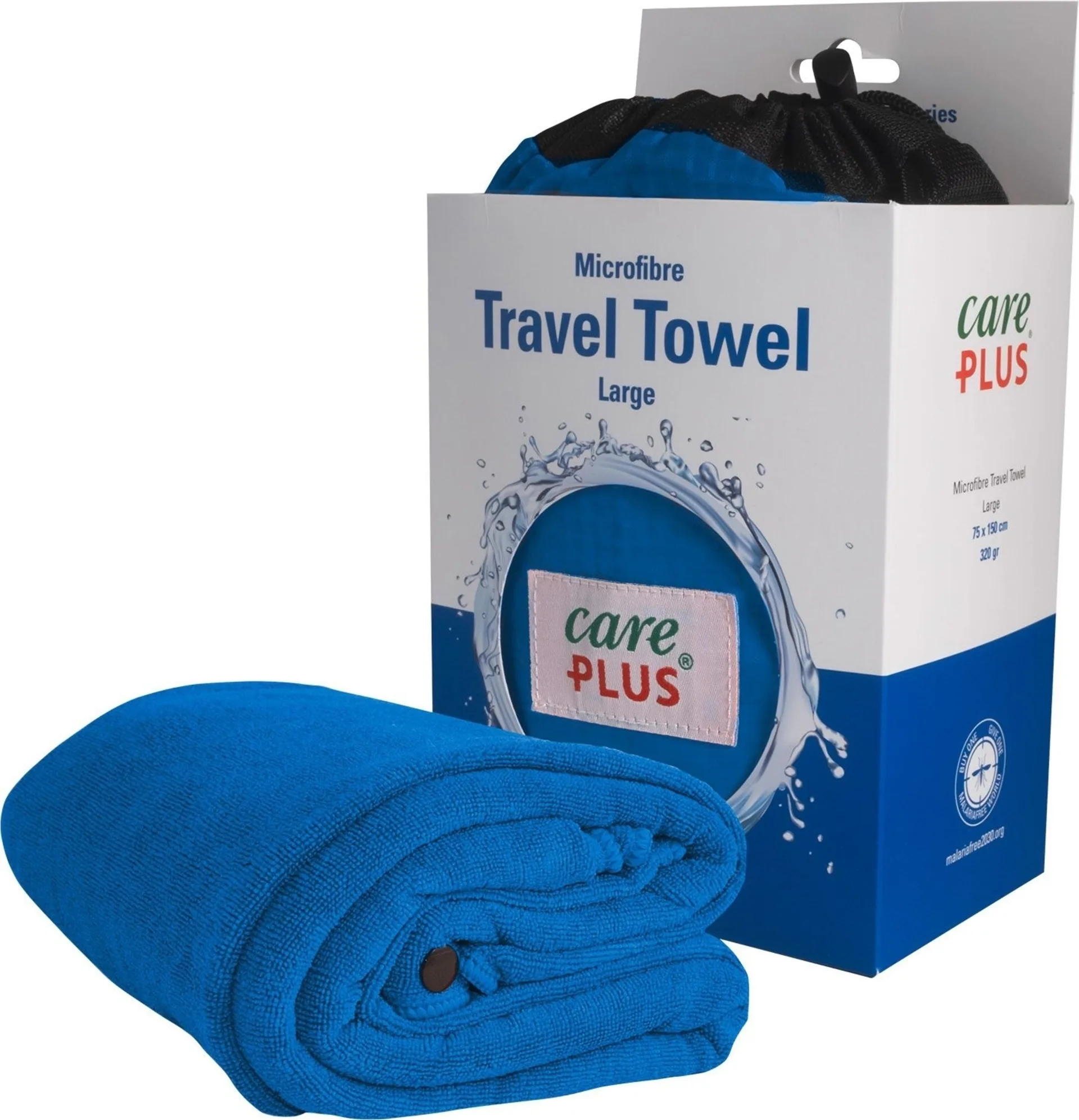 Care Plus Reise-Handtuch blau Gr. 3