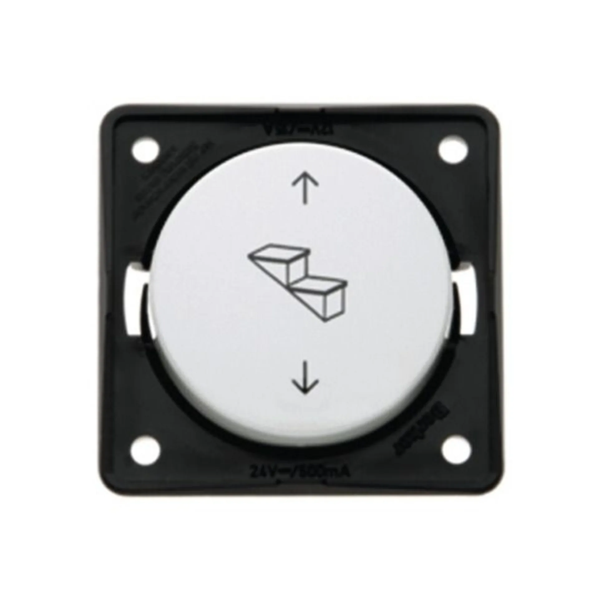Berker INTEGRO Bouton-poussoir à bascule pour marchepied en anthracite