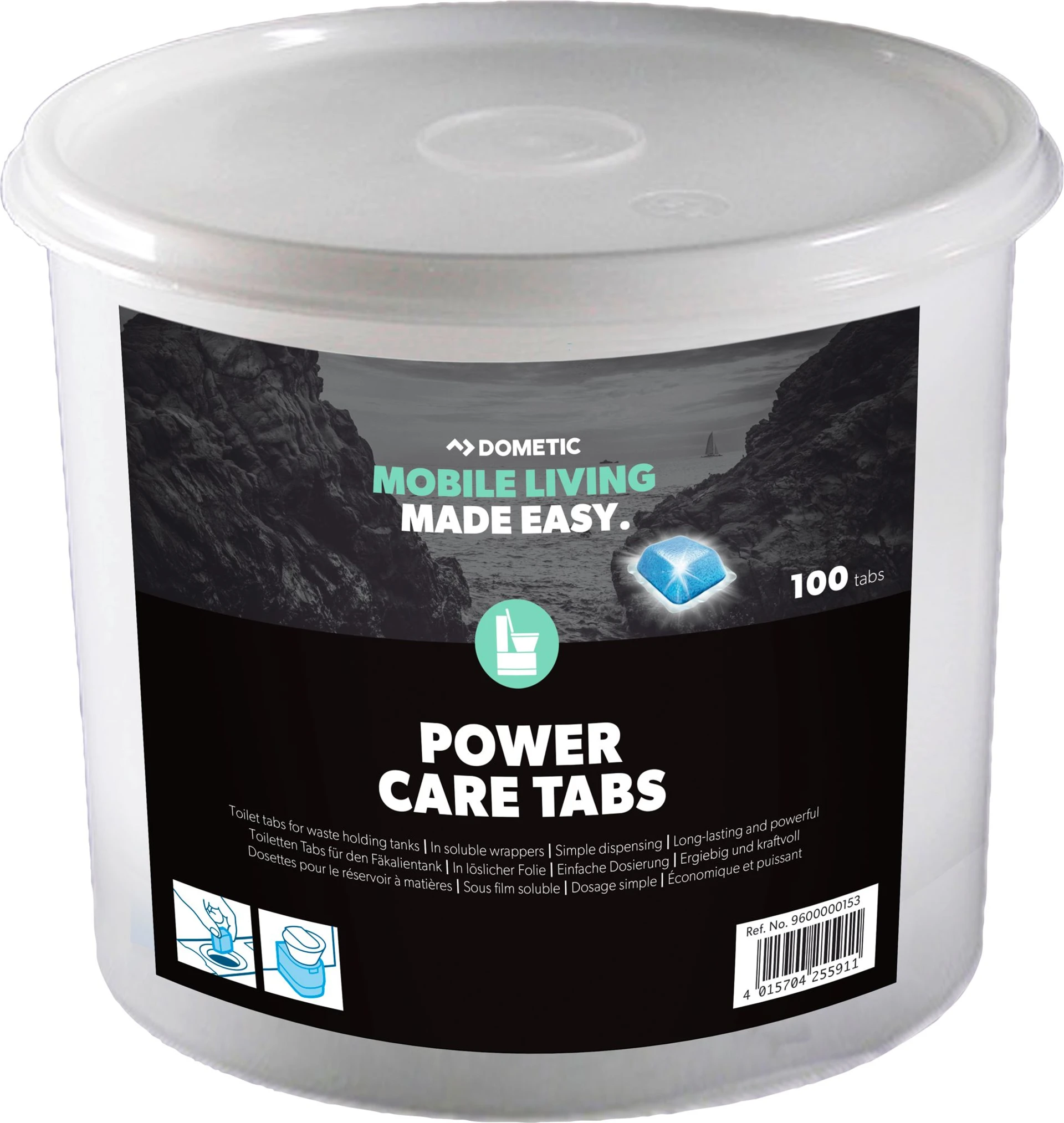 Dometic Power Care Tabs Dans Le Seau