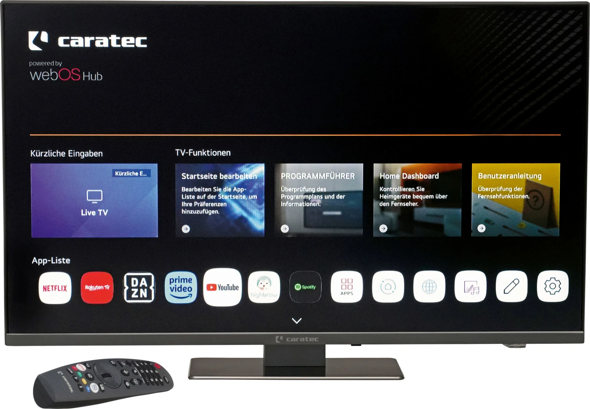 Téléviseur connecté LED Caratec Vision CAV242E-S 60 cm (24") avec webOS