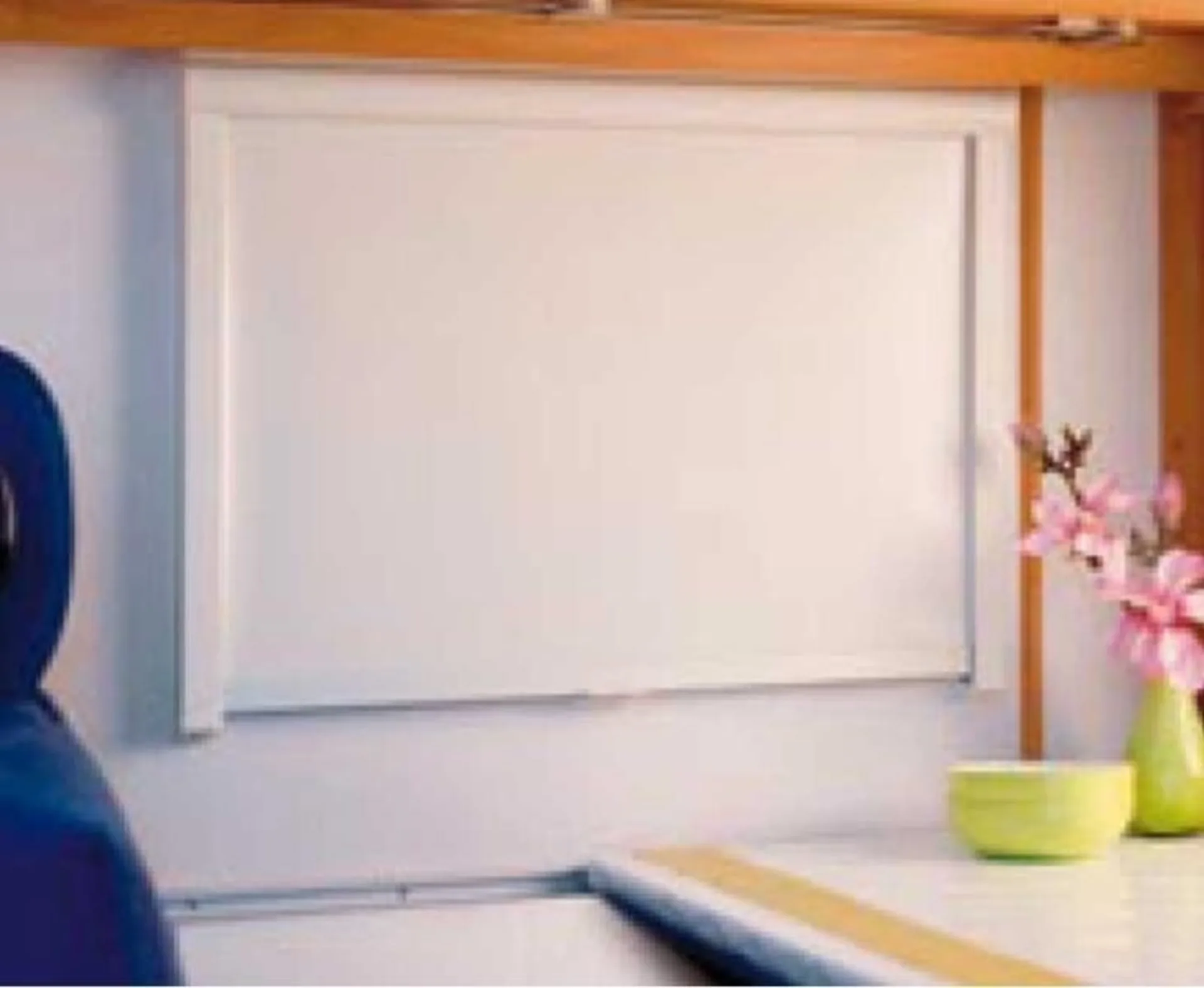 Store double cassette REMIflair I en crème, taille 1000 x 600 mm