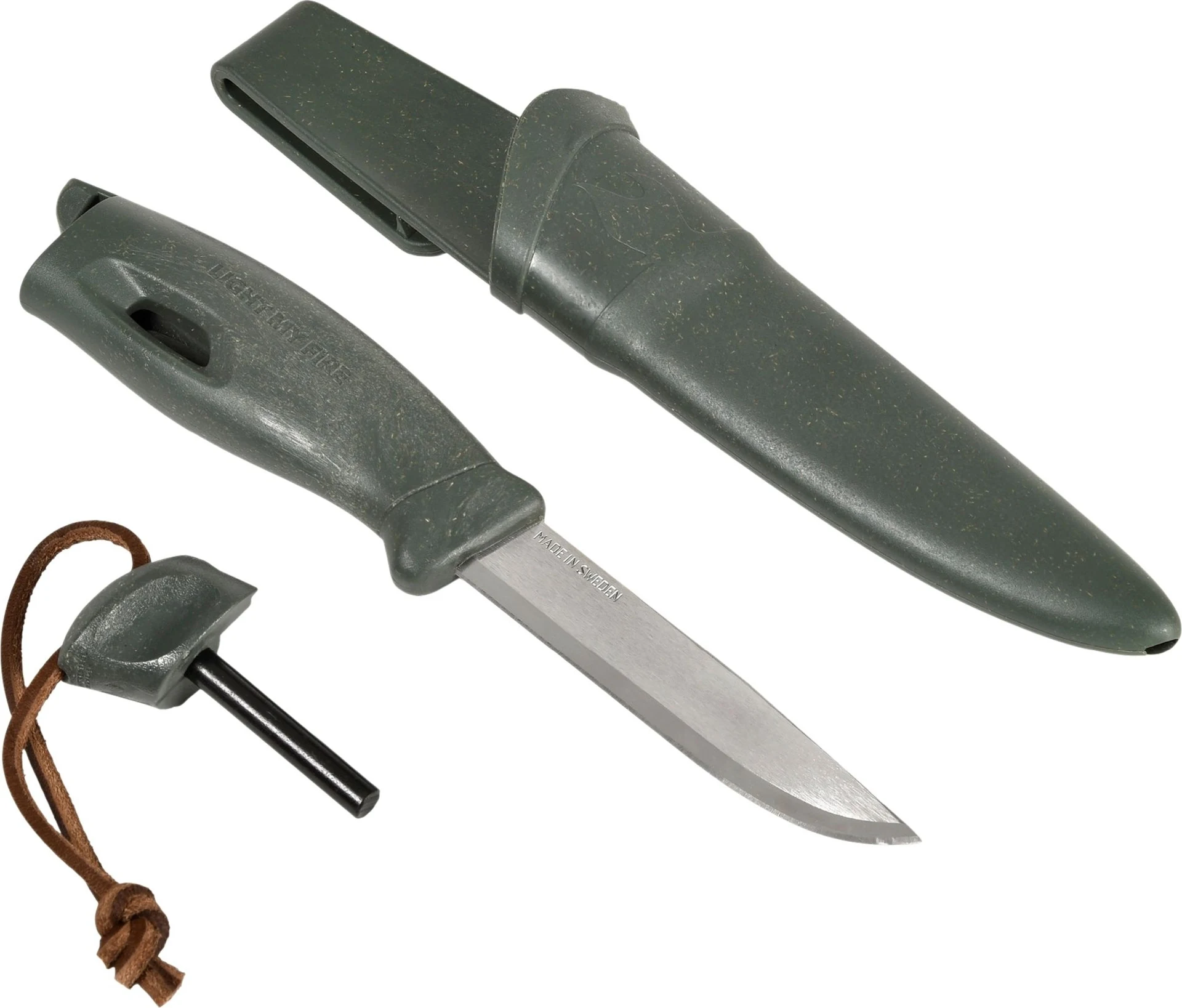 Light my Fire Swedish FireKnife 2in1 sagegreen Messer und Feueranzünder