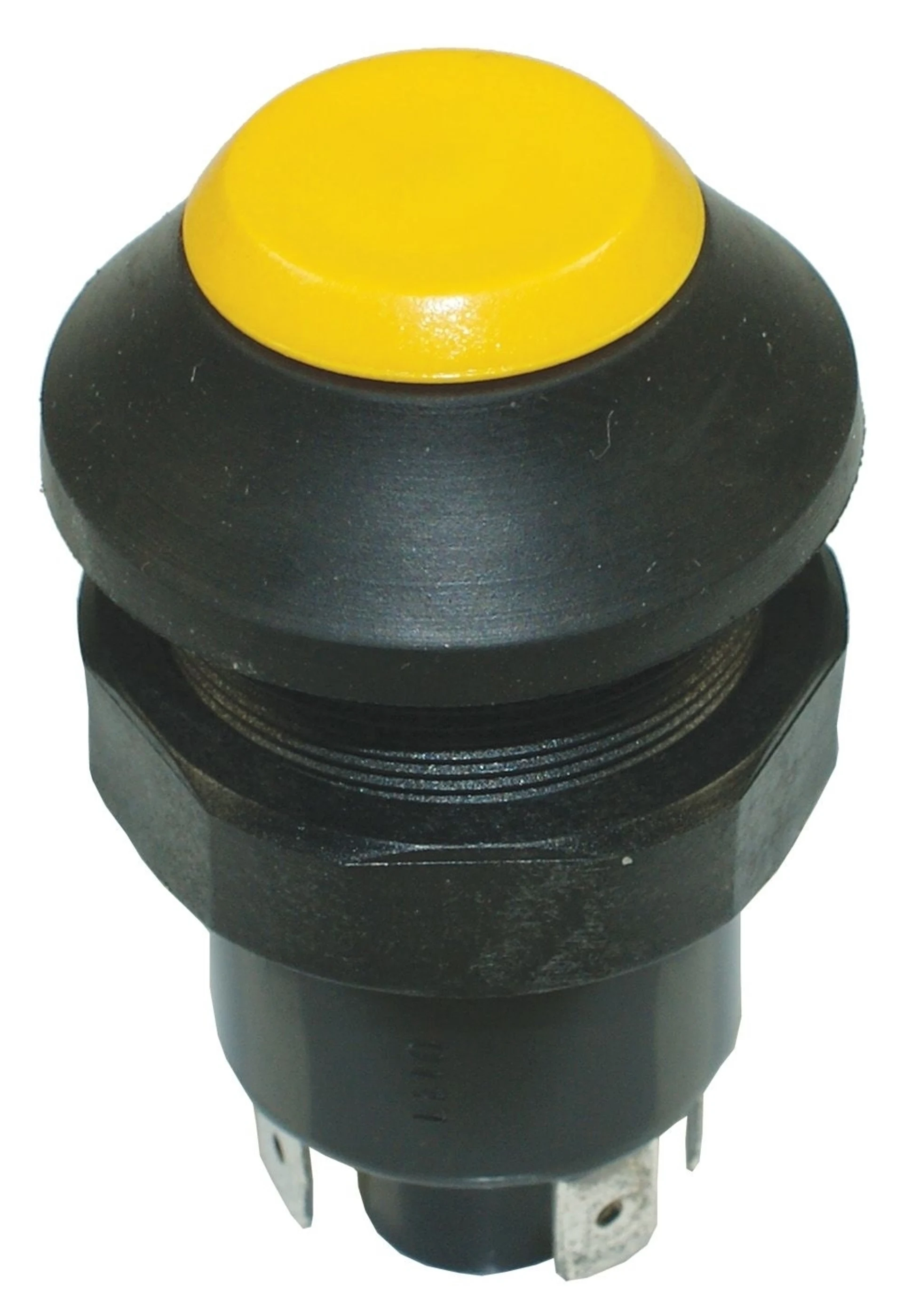 Pneutron Taster "gelb neutral" ohne Arretierung / ohne Beleuchtung