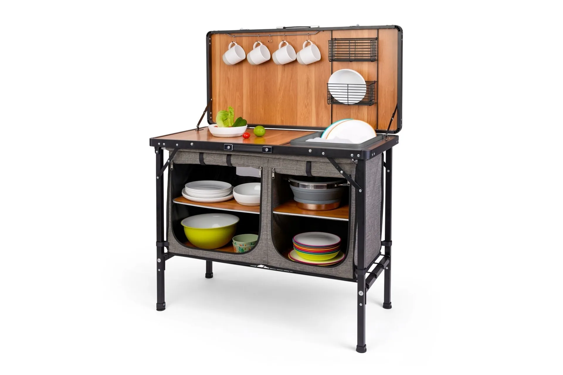 Boîte de cuisine Camplife Capri Deluxe avec couvercle