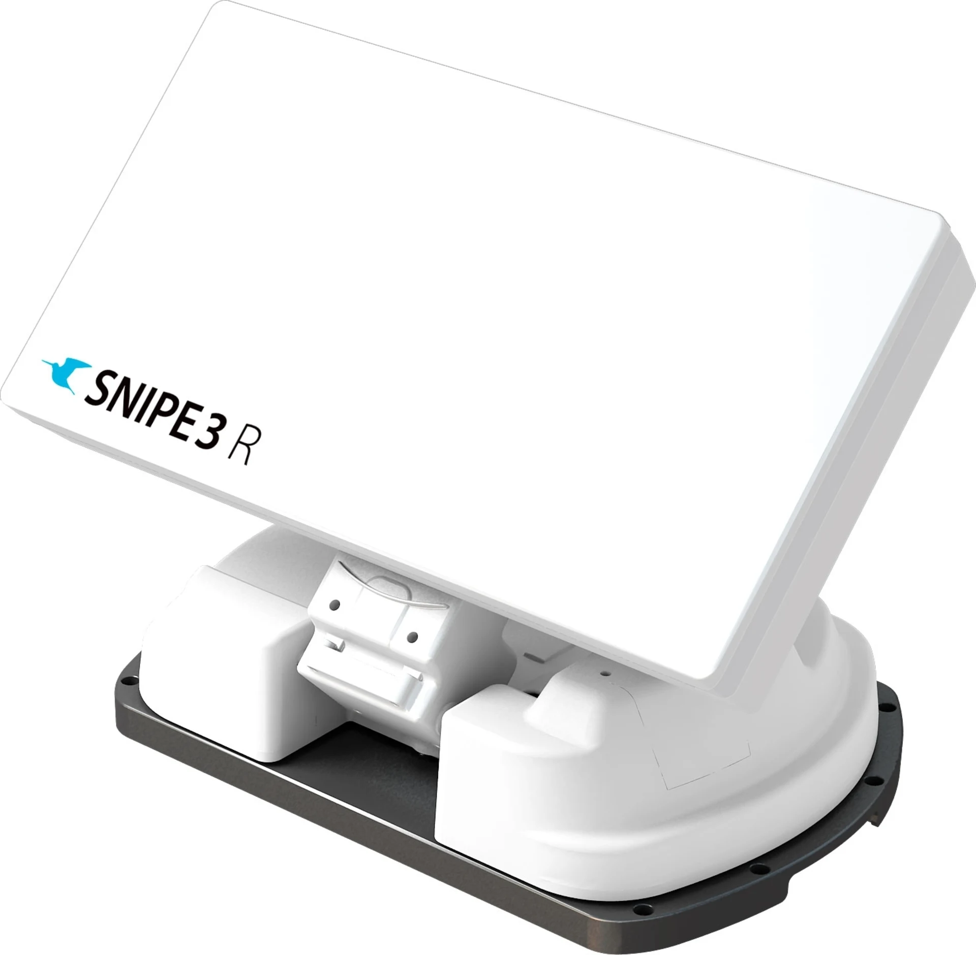 Selfsat Snipe 3 R Vollautomatische Sat-Flachantenne mit Fernbedienung Twin LNB