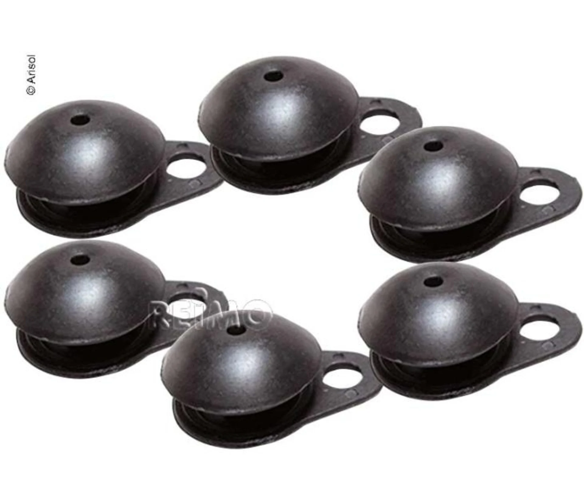 Arisol clips de fixation pour tapis de tente, 6 pièces Arisol clips de fixation pour tapis de tente, 6 pièces