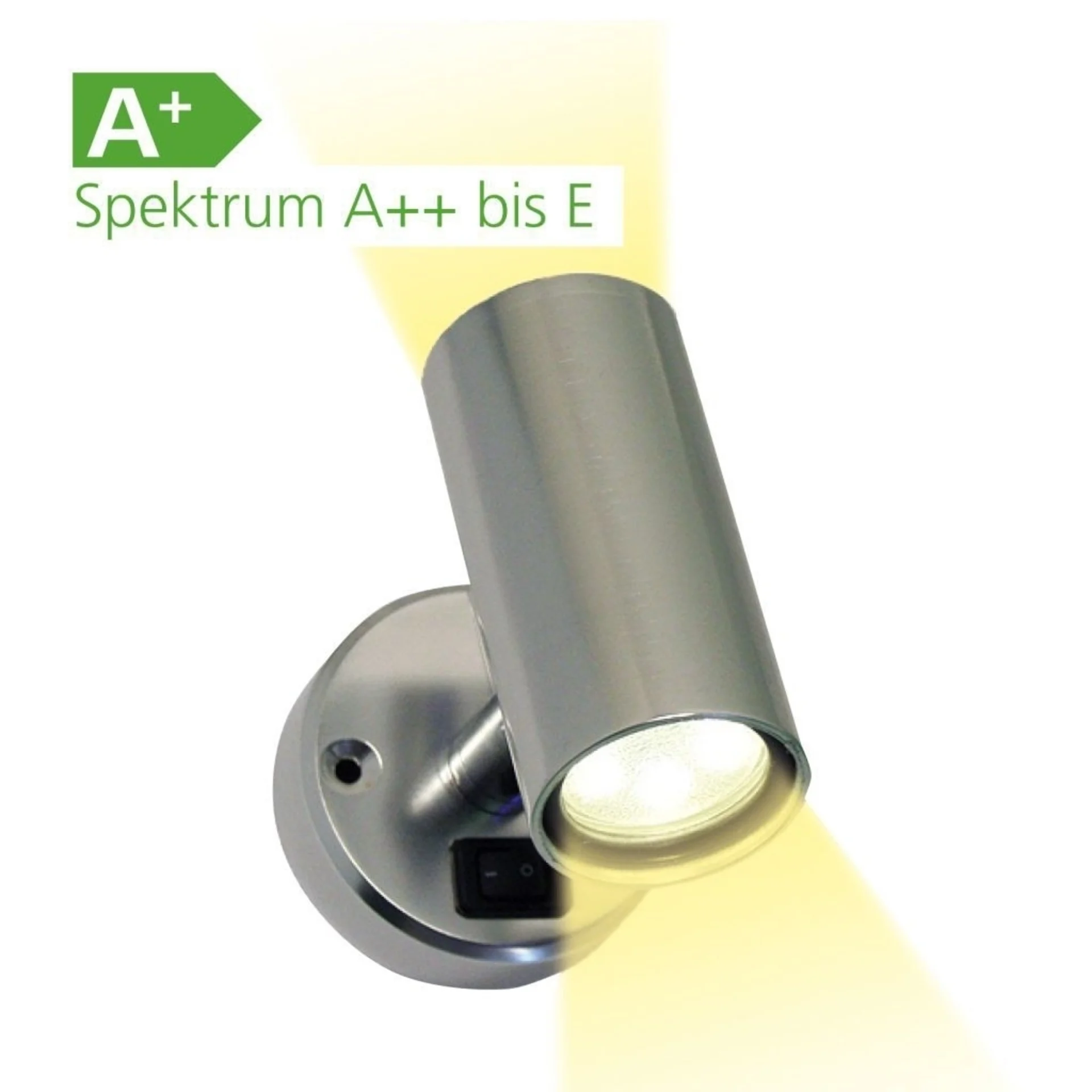 Aufbauspot Minitube D2, 2 x 18 SMD