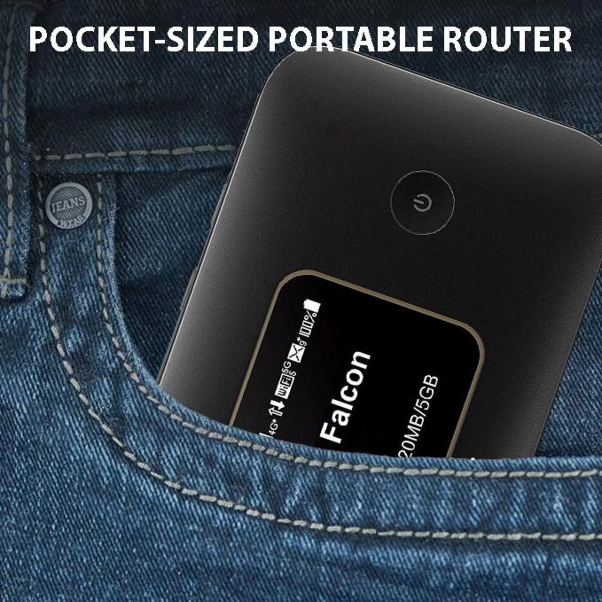 Falcon DIY 5G LTE tragbare Internet Fensterantenne mit mobilem 1800 Mbit/s 5G Cat 22 Router