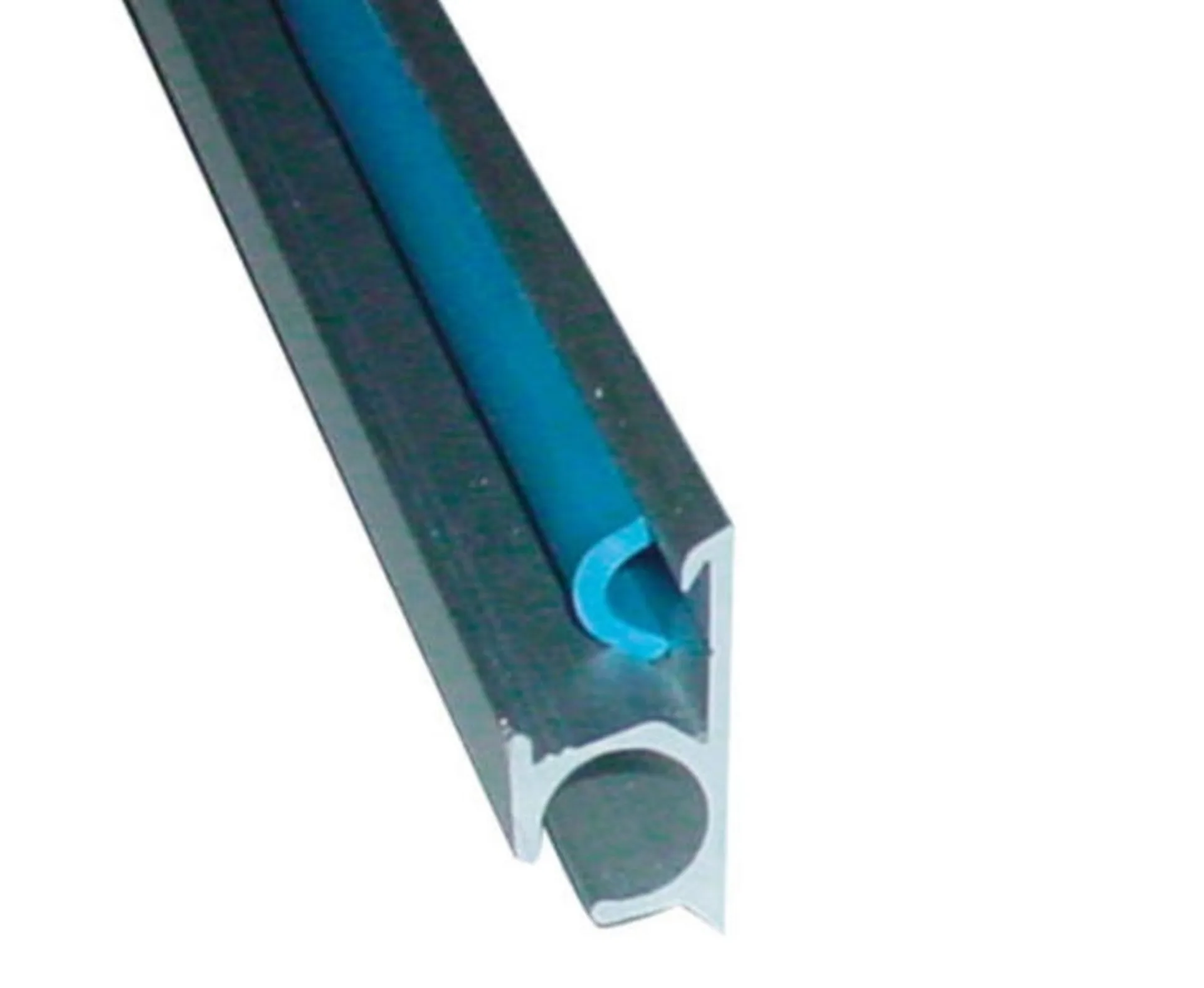 Aluminium Kederschiene mit Schraubkanal - 5 m