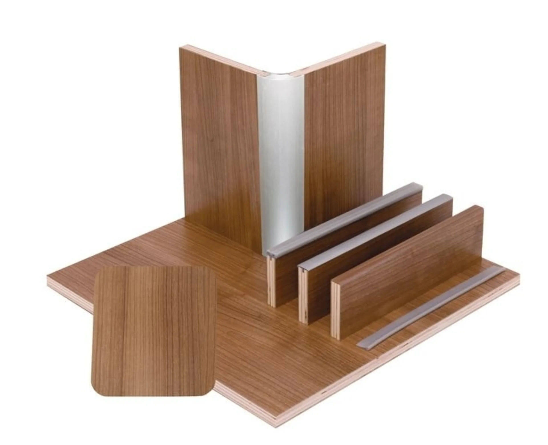 Nussbaum Möbelbauplatte mit HPL-Schichtstoff-Oberfläche