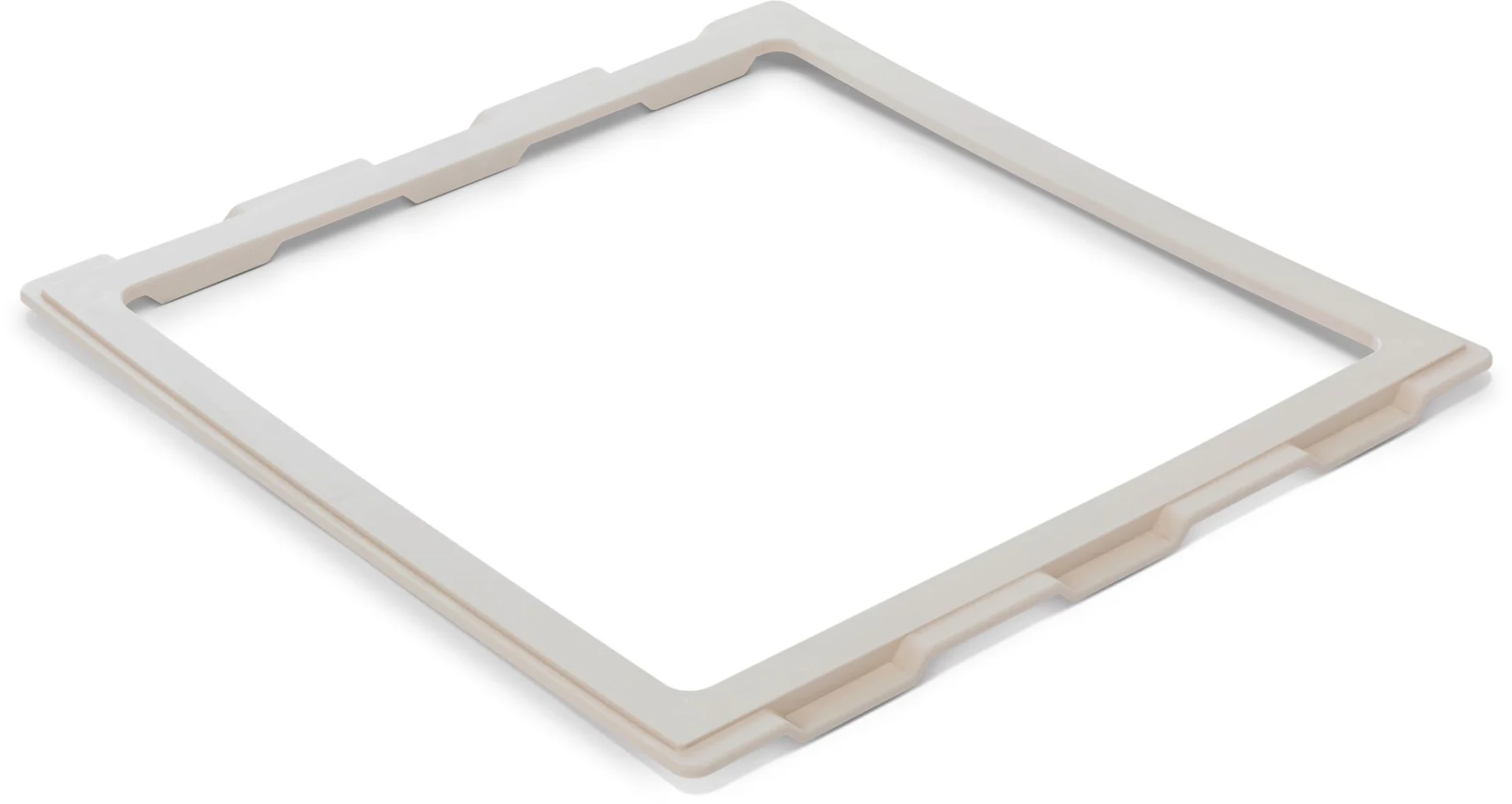MPK Adapterrahmen für Dachhauben Ducato, Boxer, Jumper weiß 40 x 40 cm