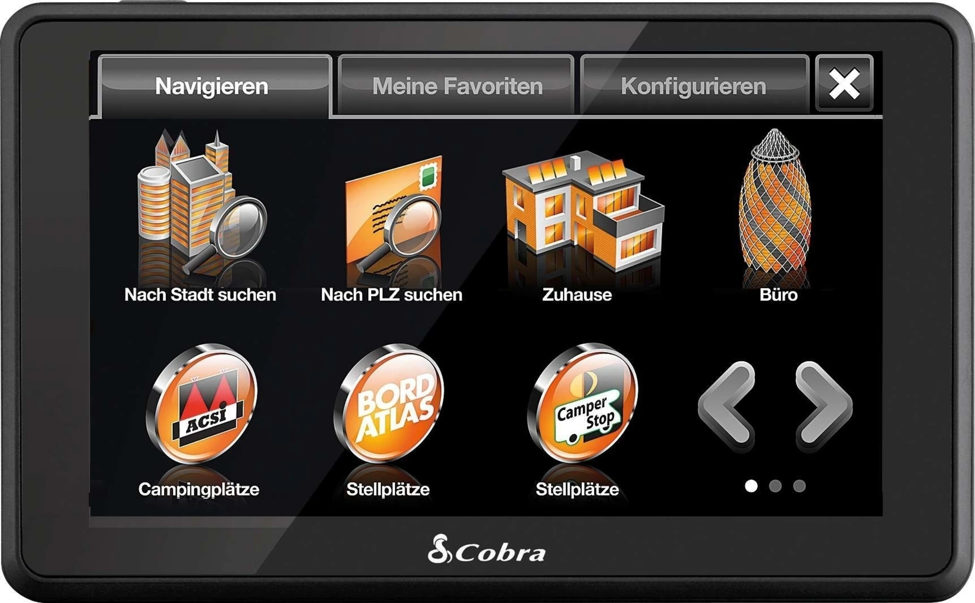 COBRA Ventura C6500 Système de navigation pour camping-cars