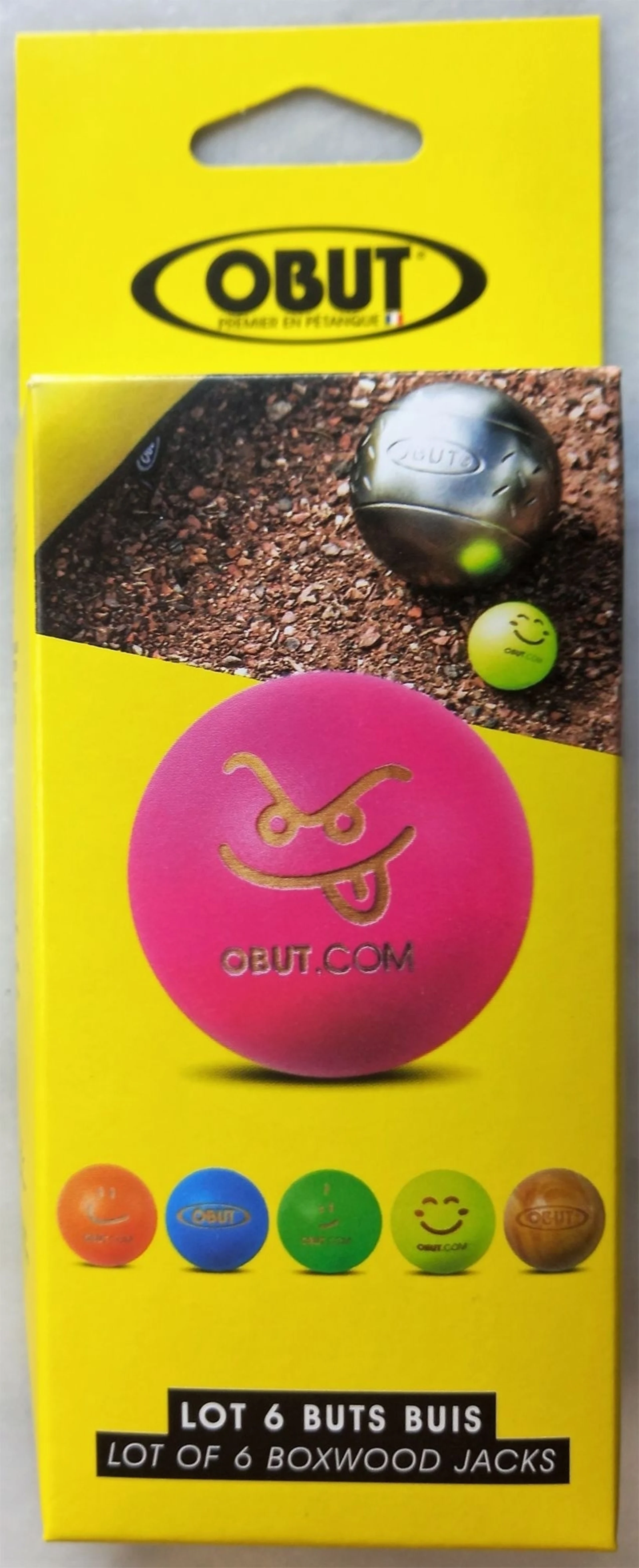 Boules Matz Zielkugeln zum Boulen aus Buchsbaum 6e