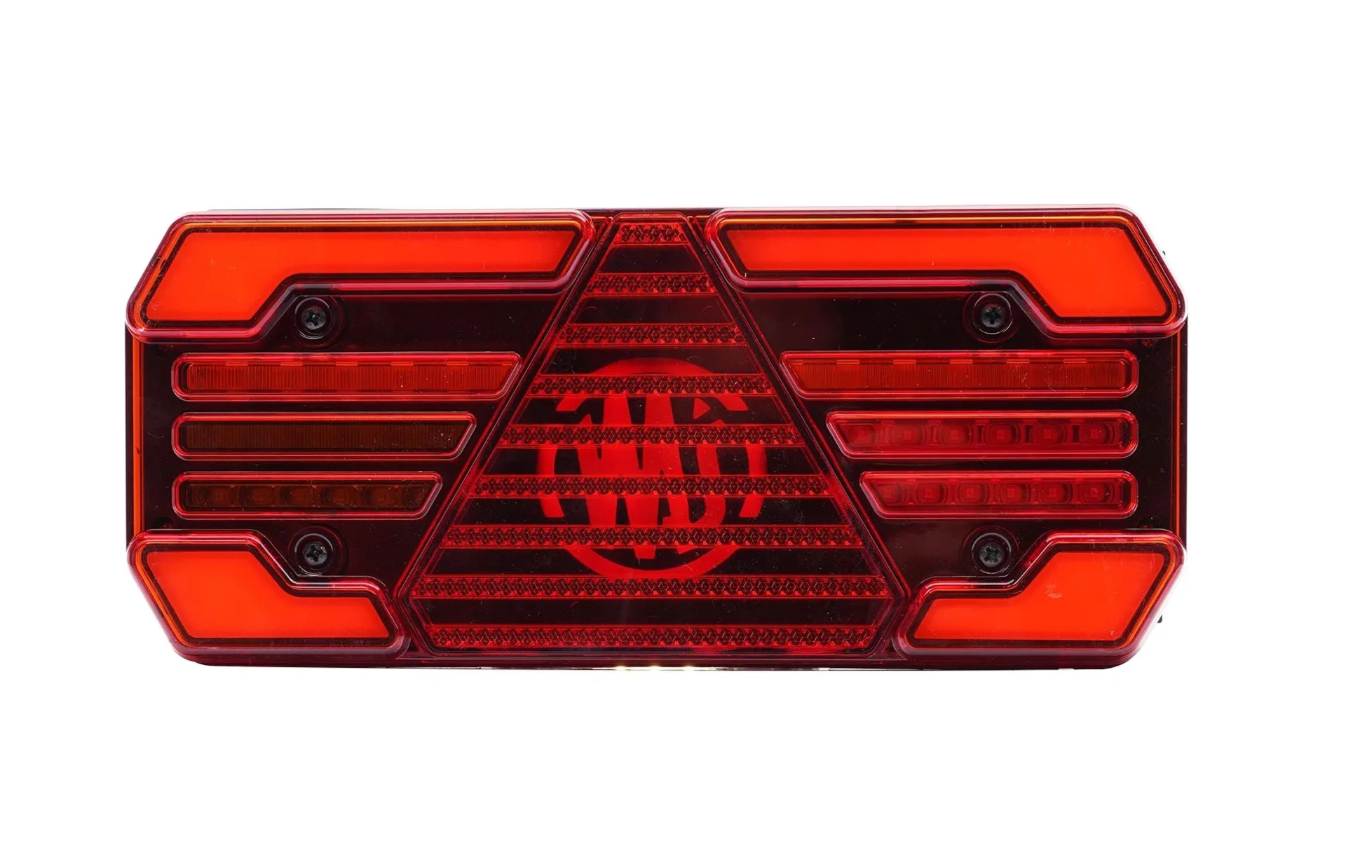 WAS - LED-Schlussleuchte 12 / 24V rechts 302 x 131 mm, **auf Anfrage mit eigenem Logo**, Frontglas tauschbar, IP69K WAS - LED-Schlussleuchte 12 / 24V rechts 302 x 131 mm, **auf Anfrage mit eigenem Logo**, Frontglas tauschbar, IP69K