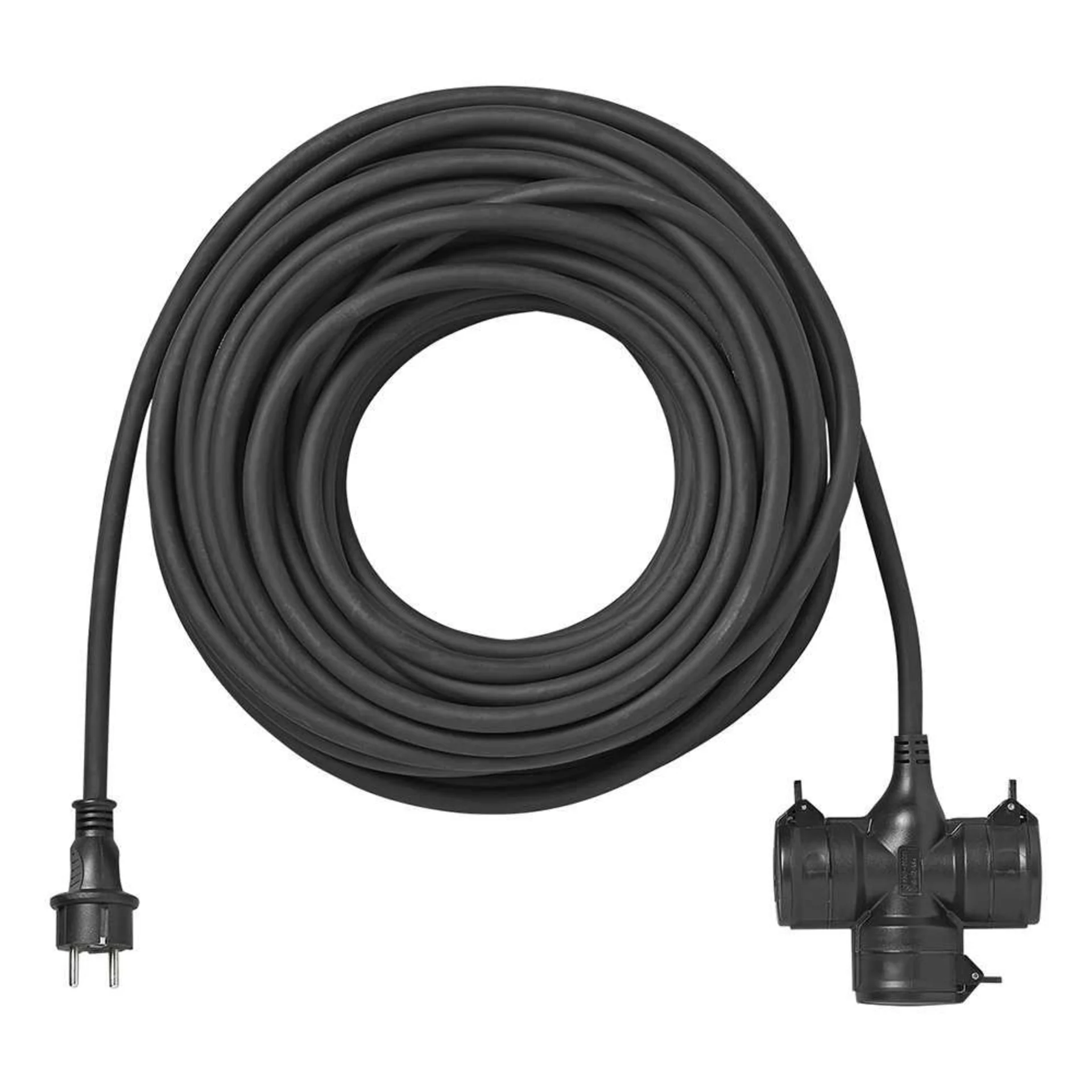 PAT triple prise Schuko 3 x 2,5mm² 20 mètres
