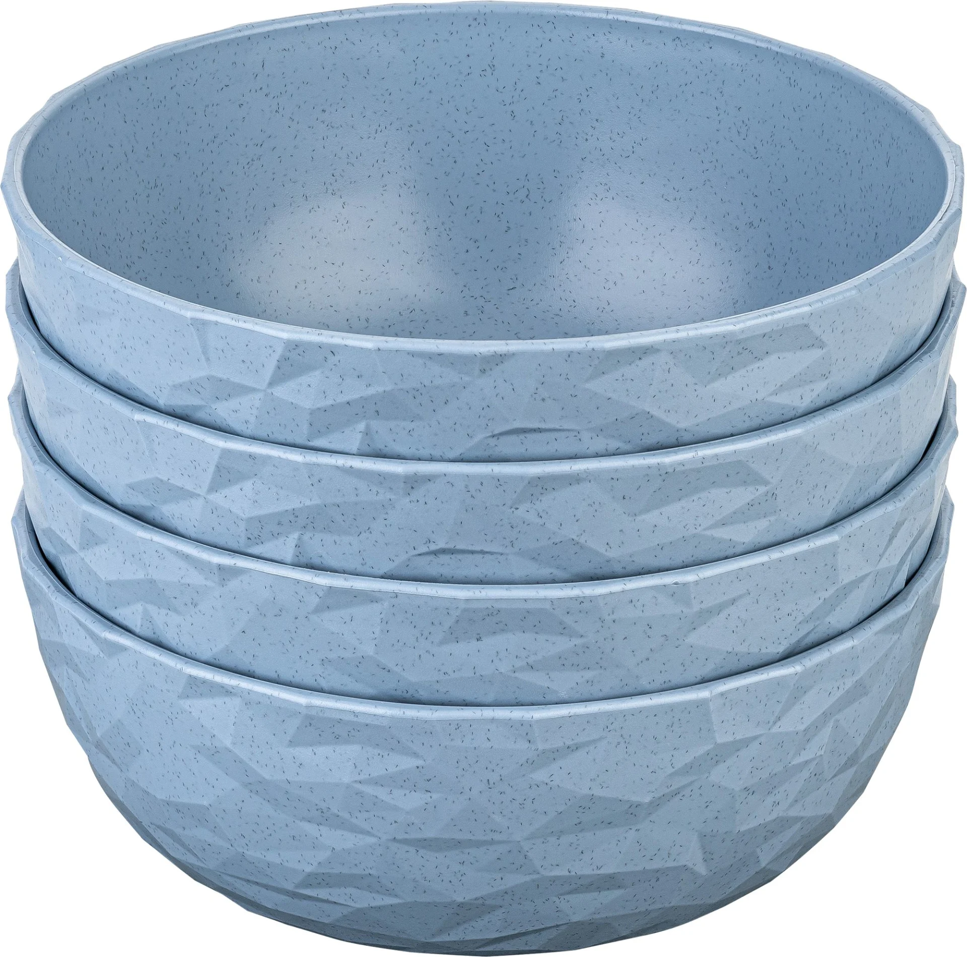 Koziol Club Bowl Schale 4-tlg. 700 ml - Nature Flower Blue