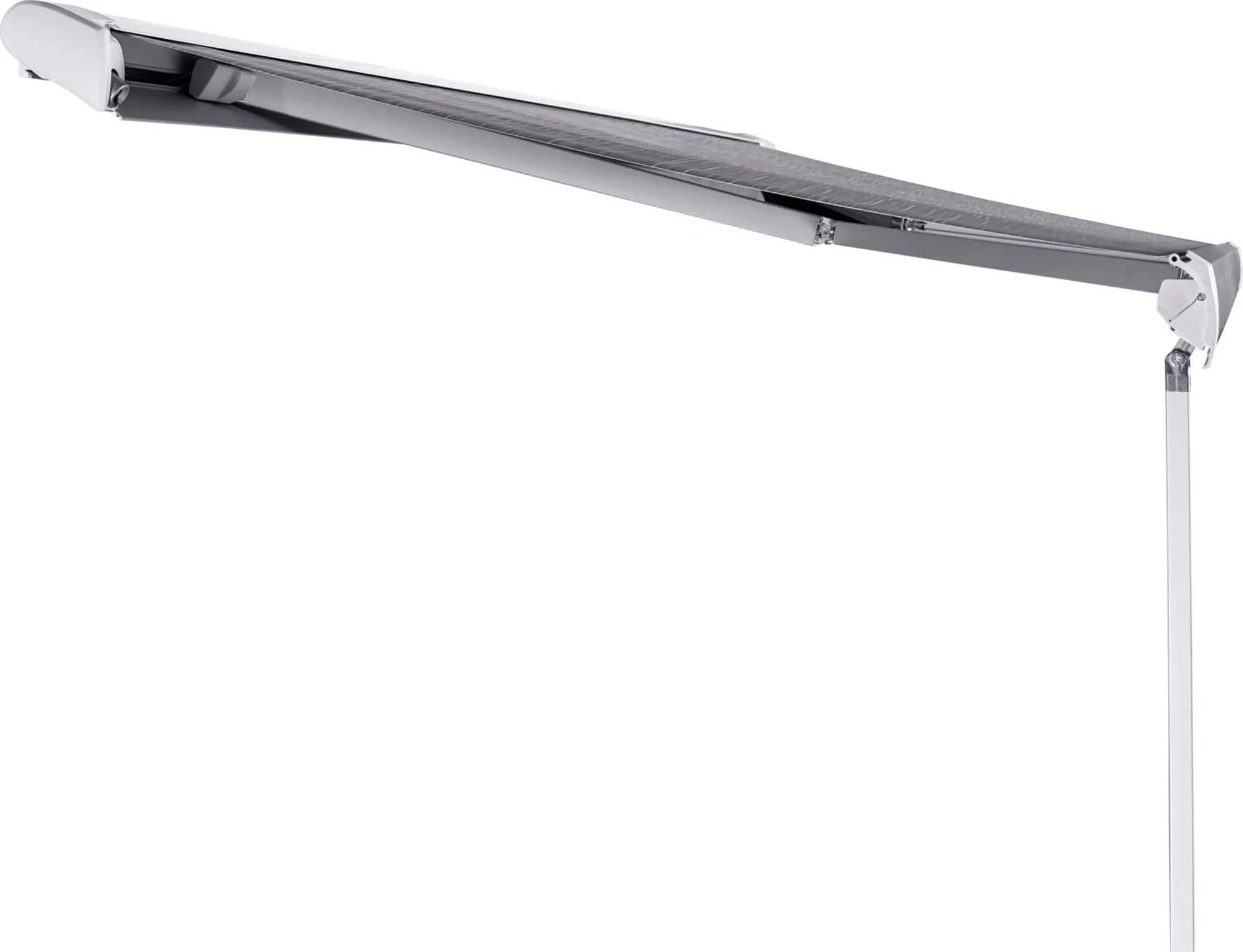 Thule Omnistor 6300 Dachmarkise Gehäusefarbe Eloxiert Tuchfarbe Mystic Grey 3,75 m