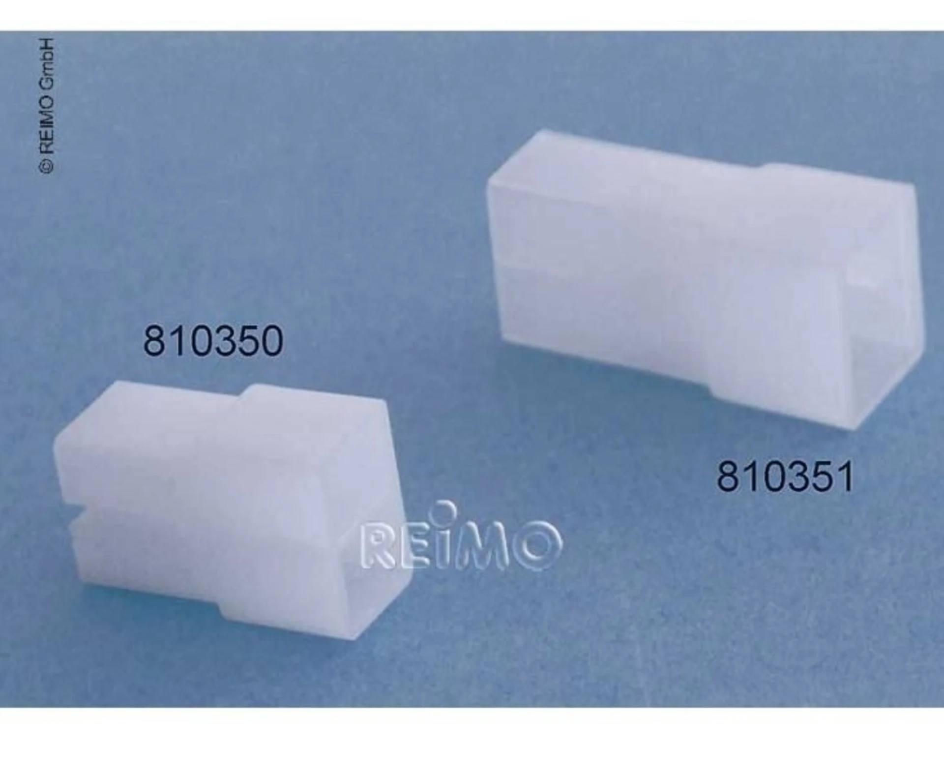 KFZ-Steckgehäuse für Flachsteckzungen bis 6.3mm, 2-fach